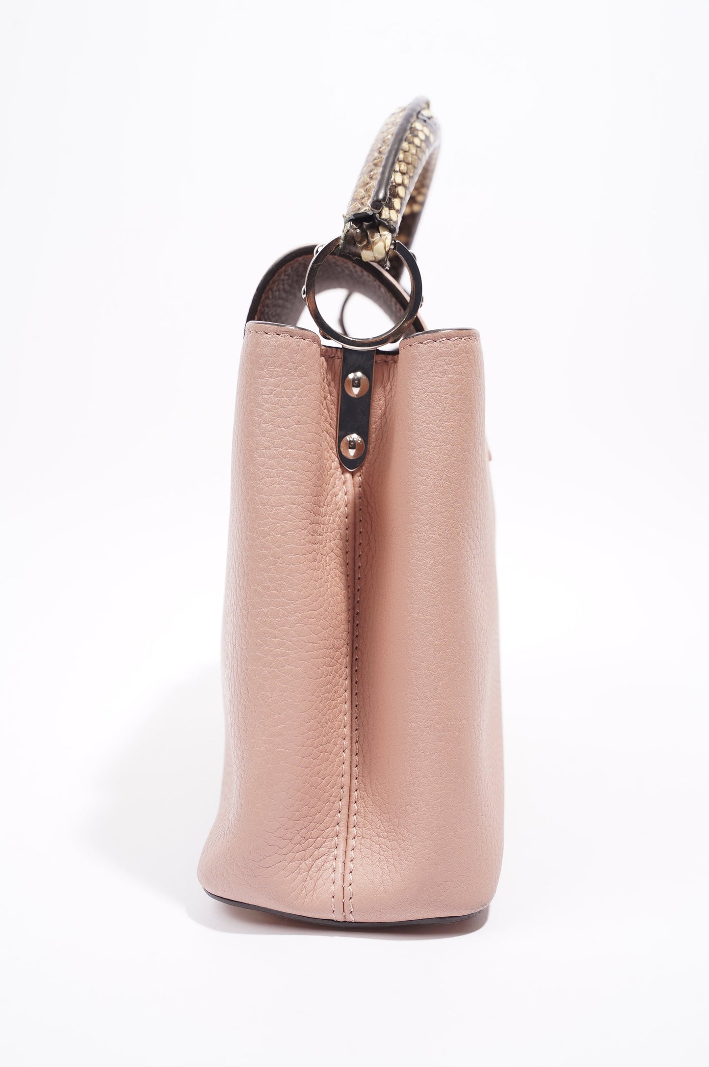 Louis Vuitton Capucines Pink Leather BB