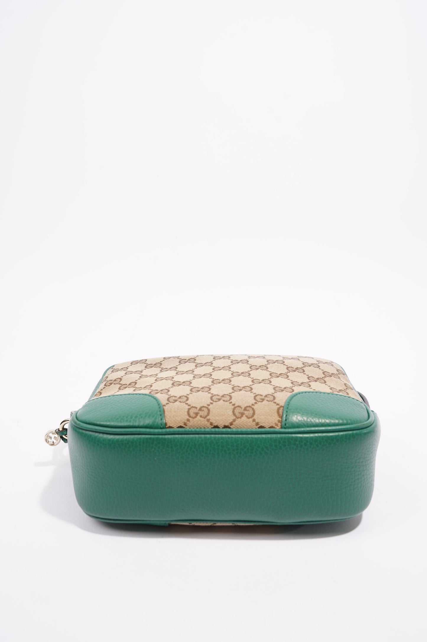 Gucci Womens Bree Crossbody Supreme / Green