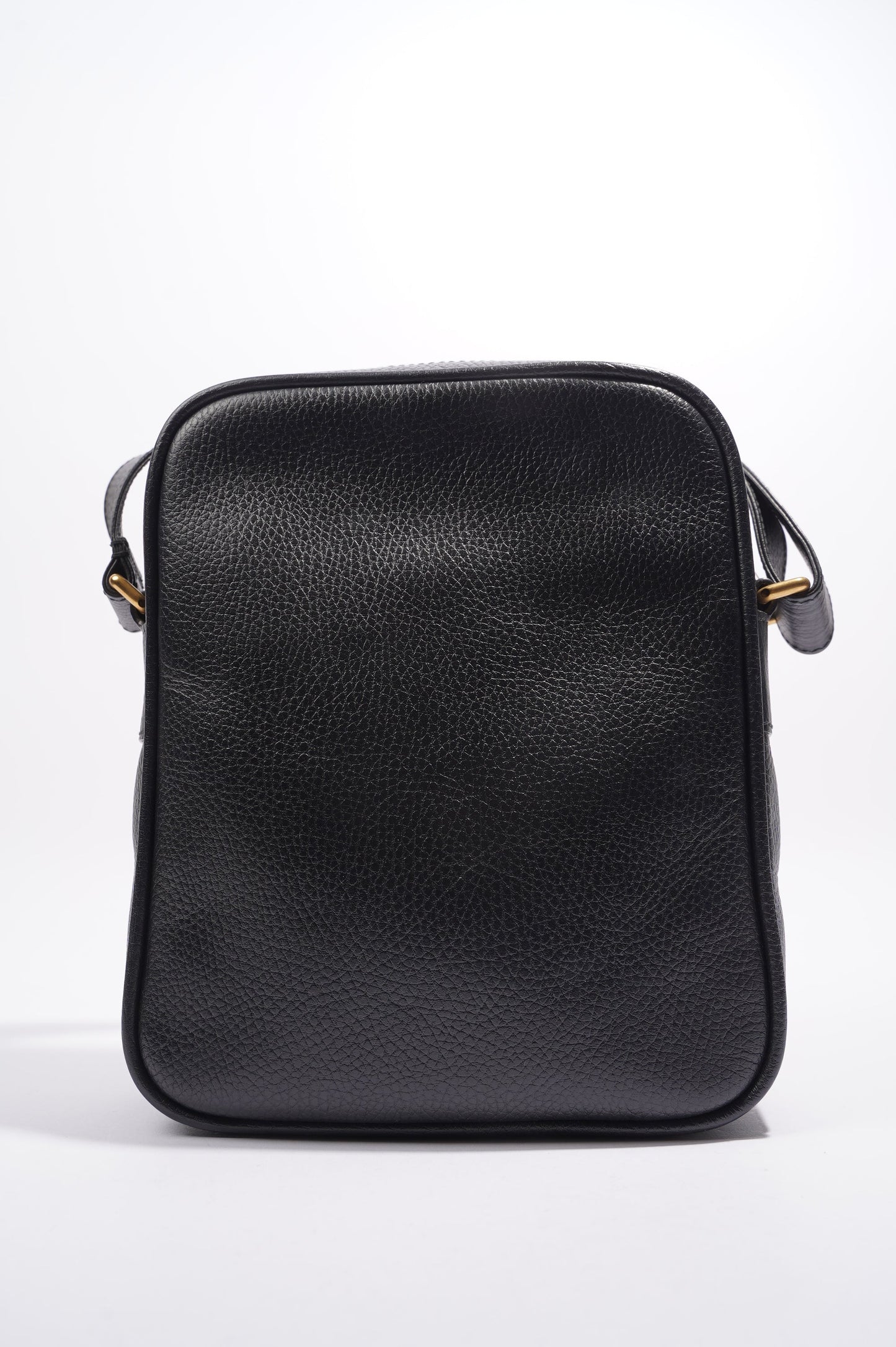 Gucci Mens Print Messenger Black Leather