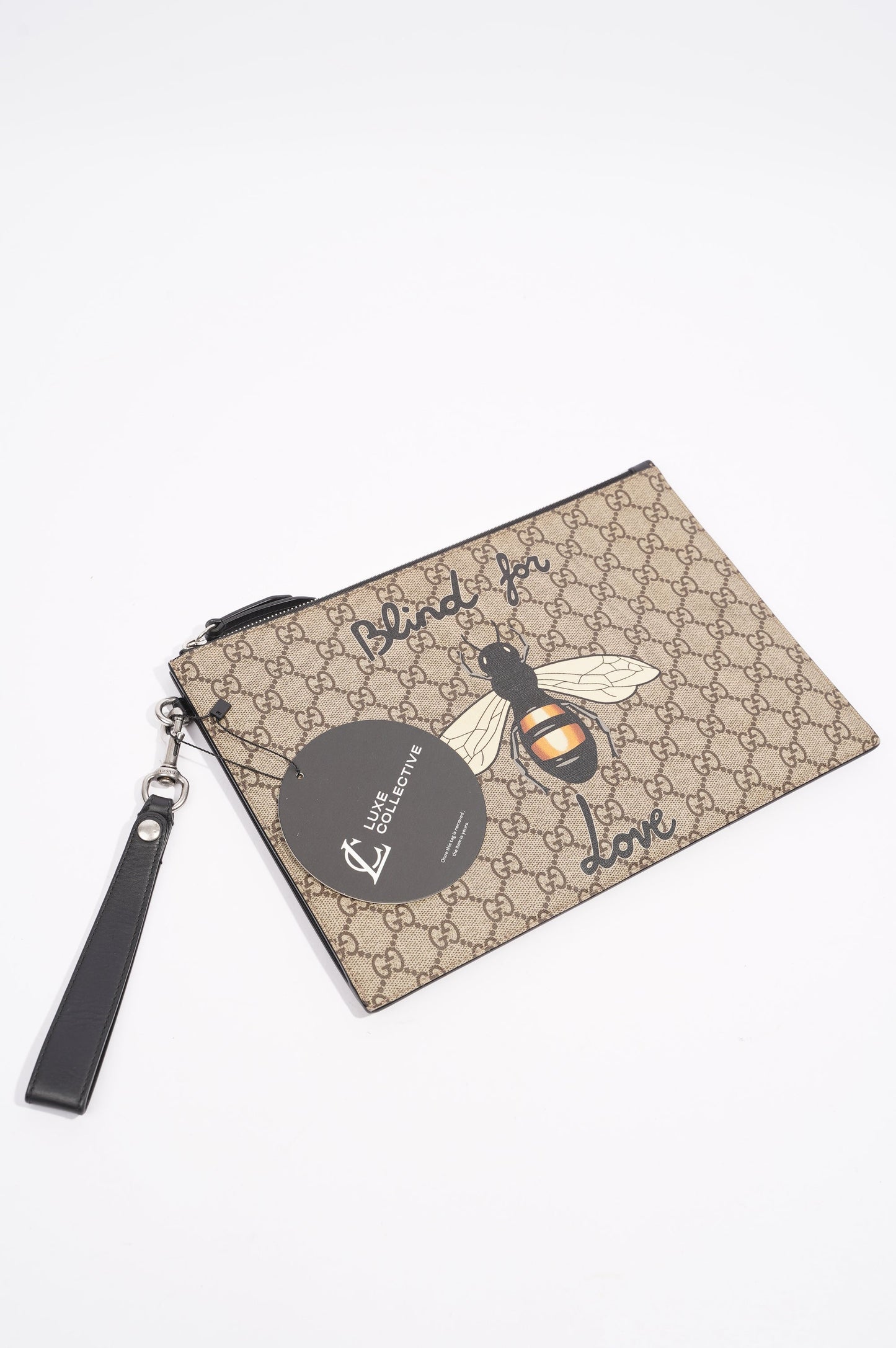 Gucci Pouch Bee Supreme / Bee Print Canvas