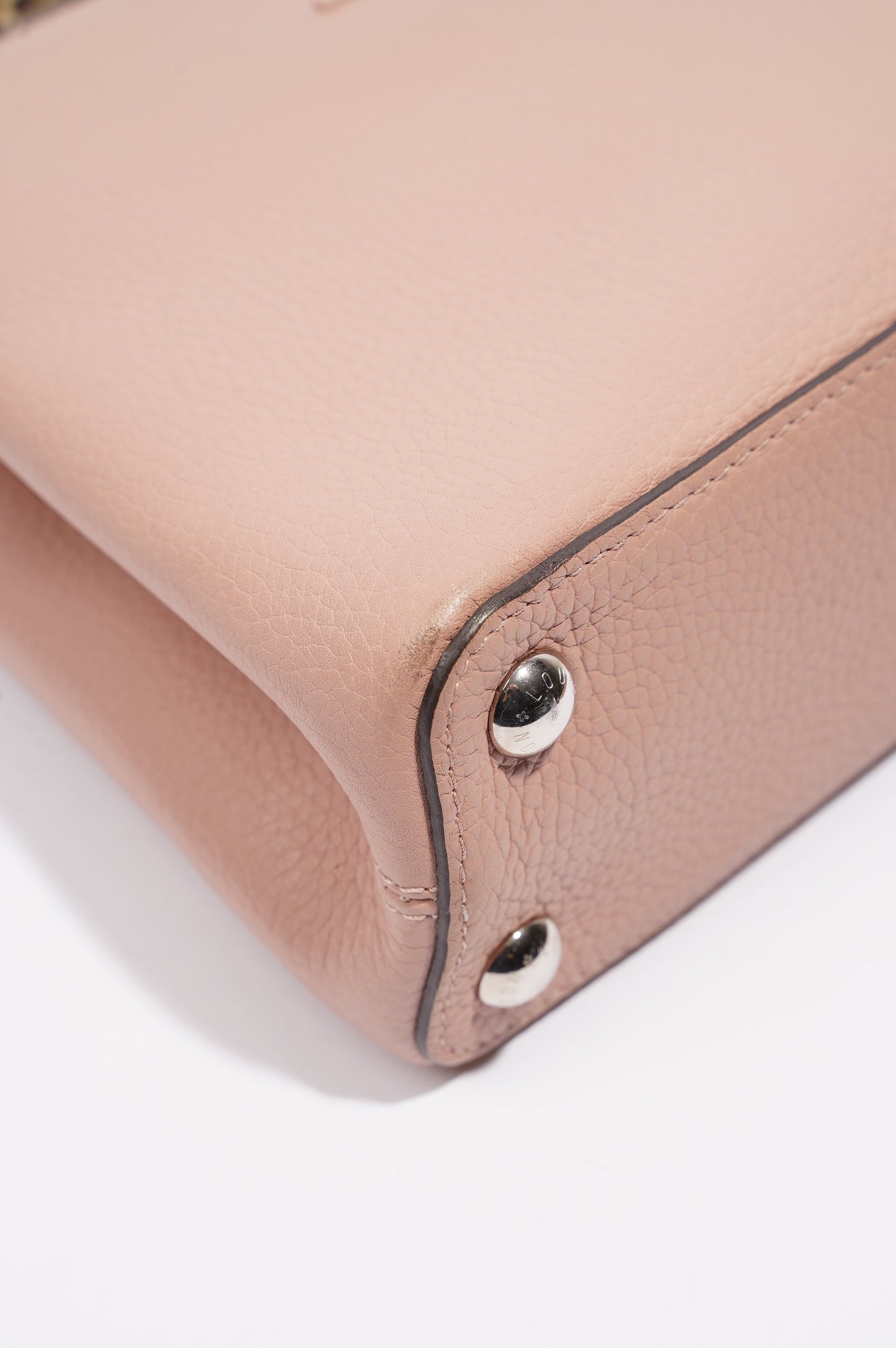 Louis Vuitton Capucines Pink Leather BB
