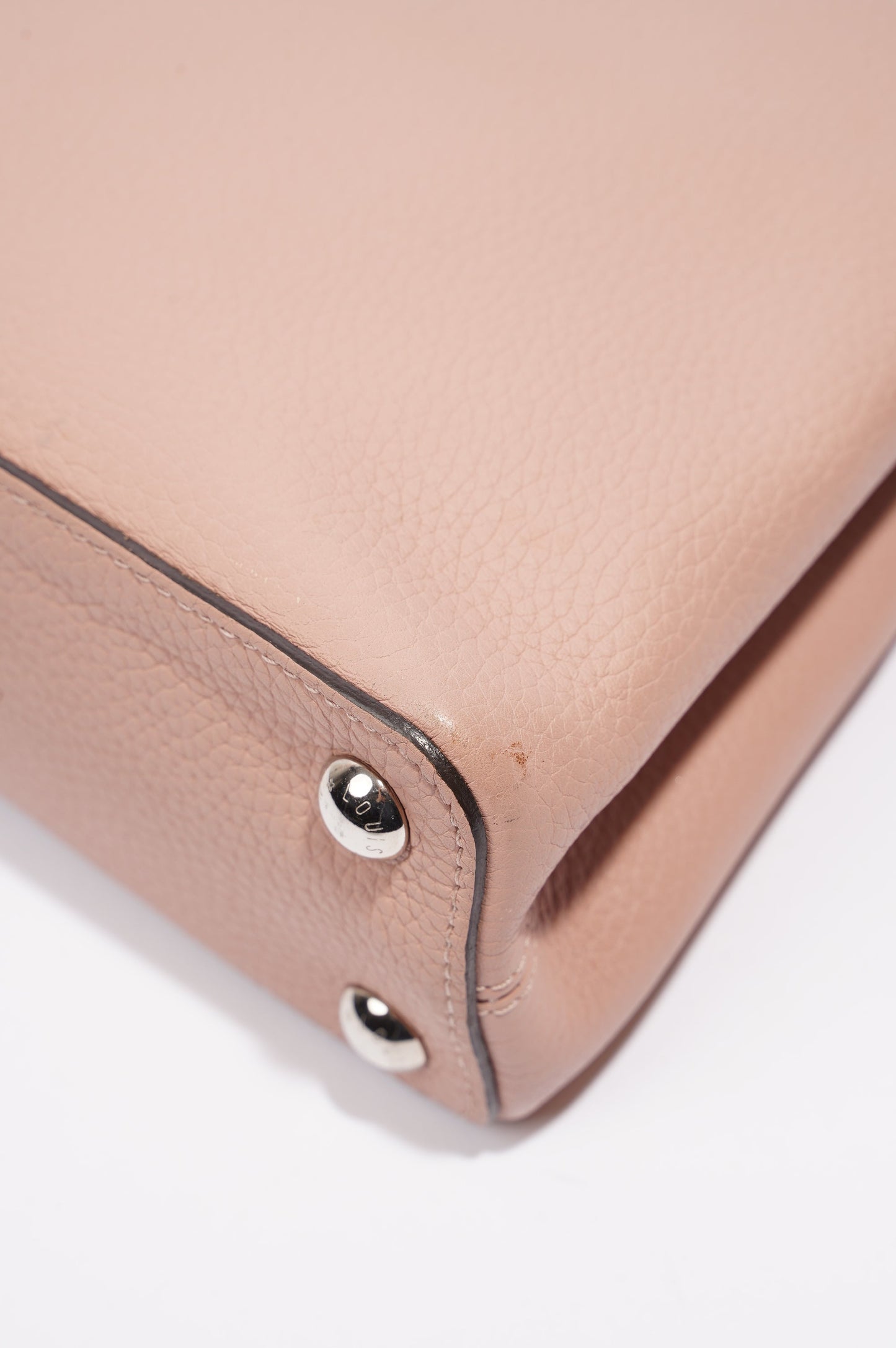 Louis Vuitton Capucines Pink Leather BB
