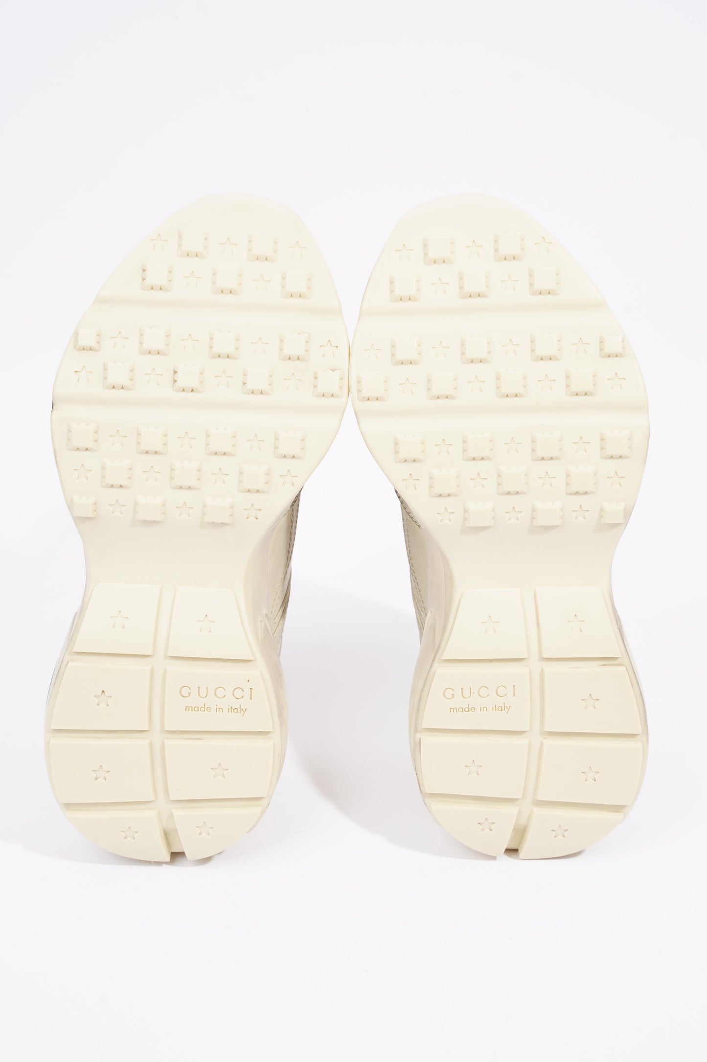 Gucci Womens Rhyton Cream Distressed EU 38 / UK 5