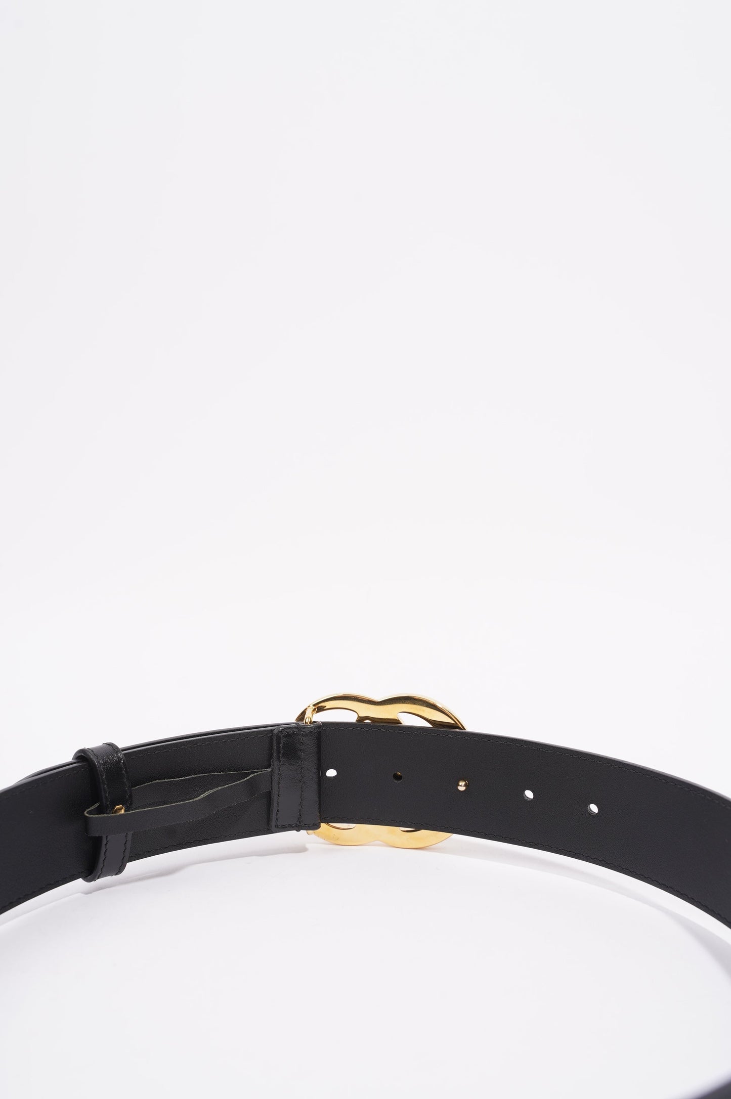Gucci Mens Marmont Belt Black / Gold 80 cm / 32 "