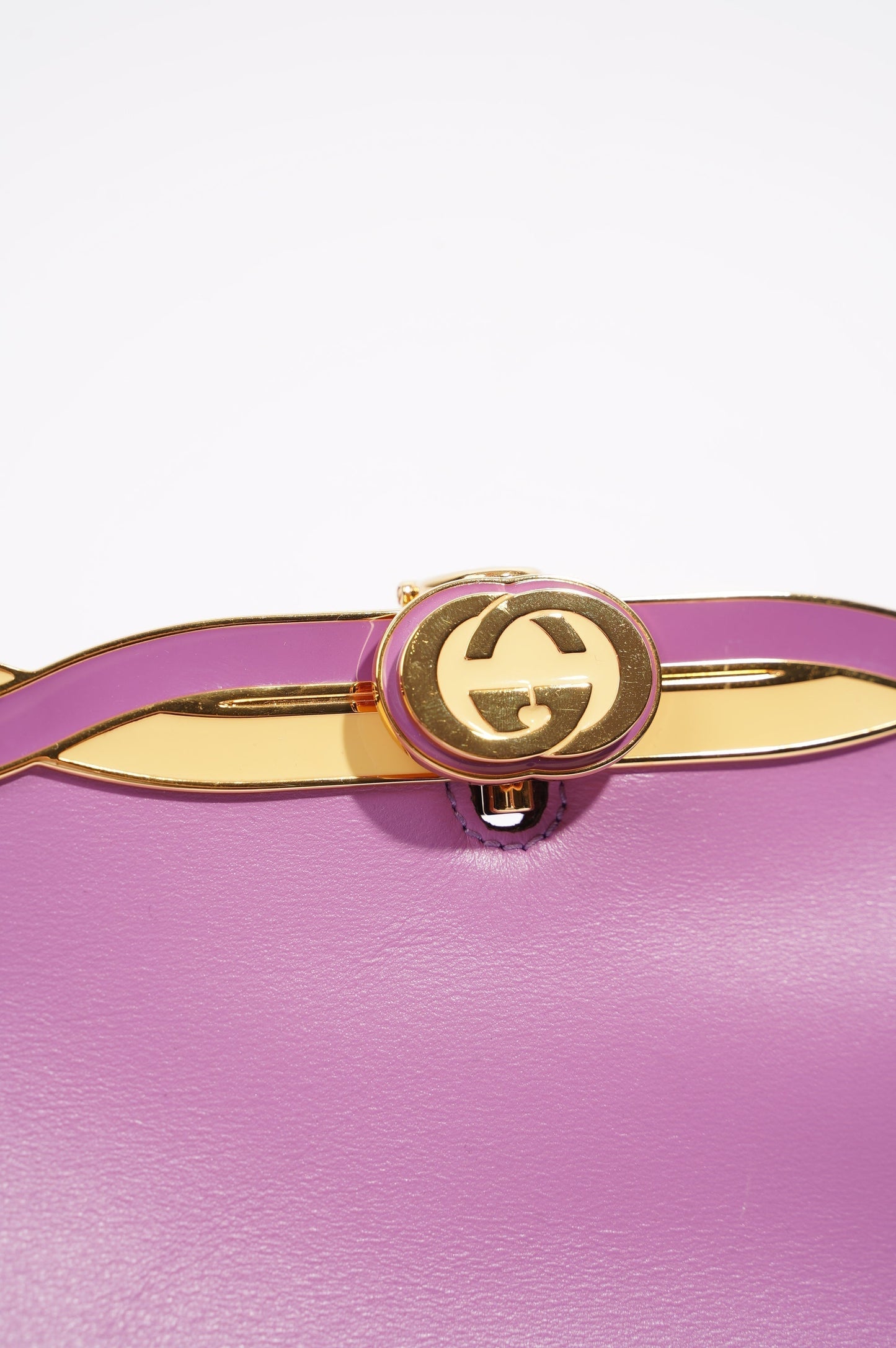 Gucci Womens Broadway Evening Bag Lilac