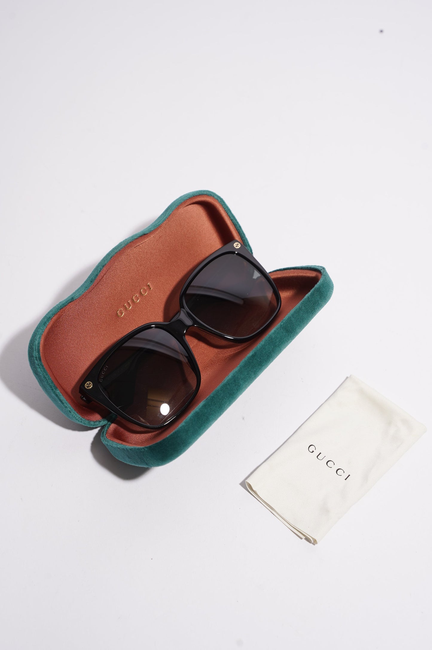 Gucci Womens GG0022S Sunglasses Black 140