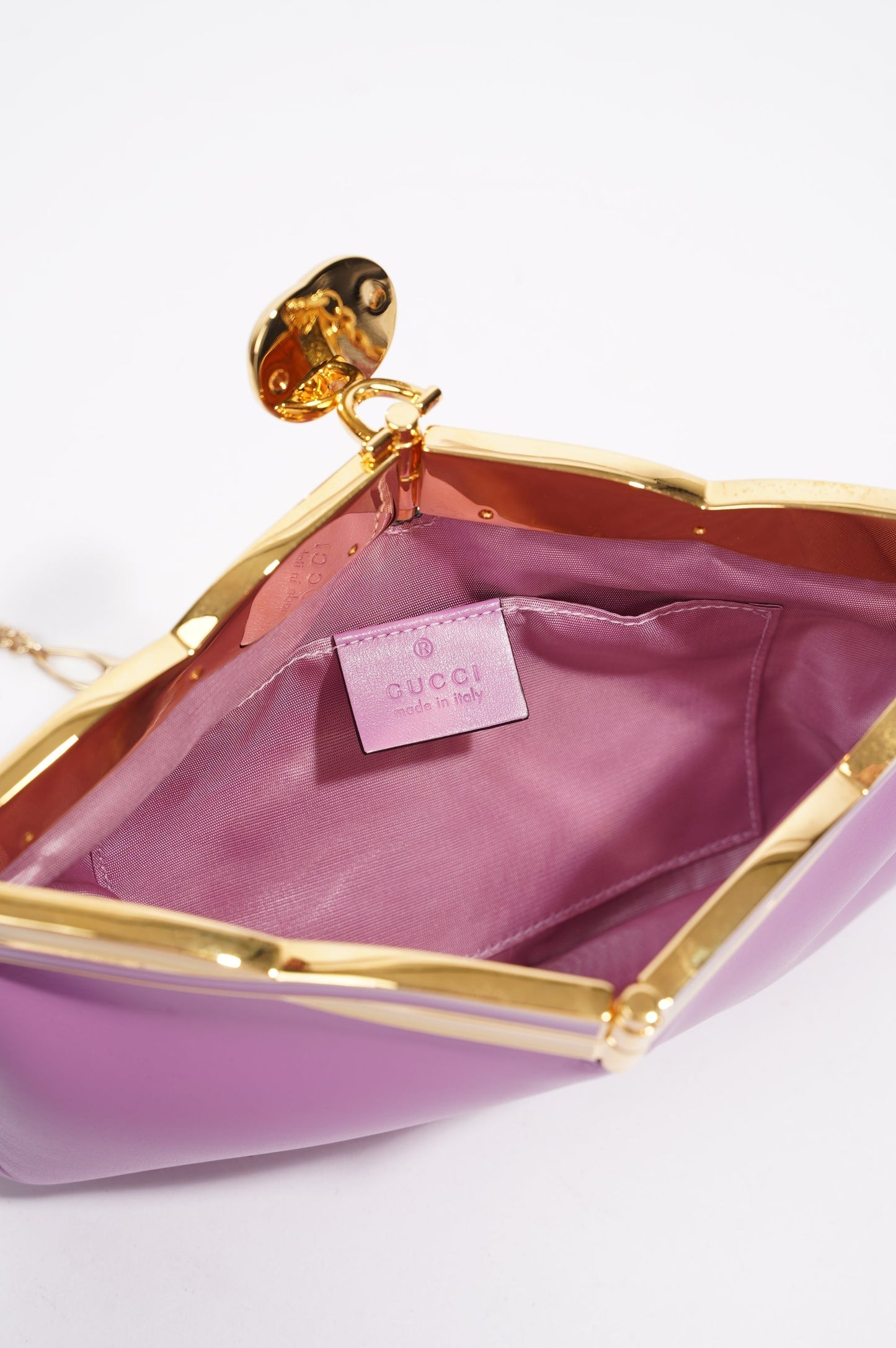 Gucci Womens Broadway Evening Bag Lilac