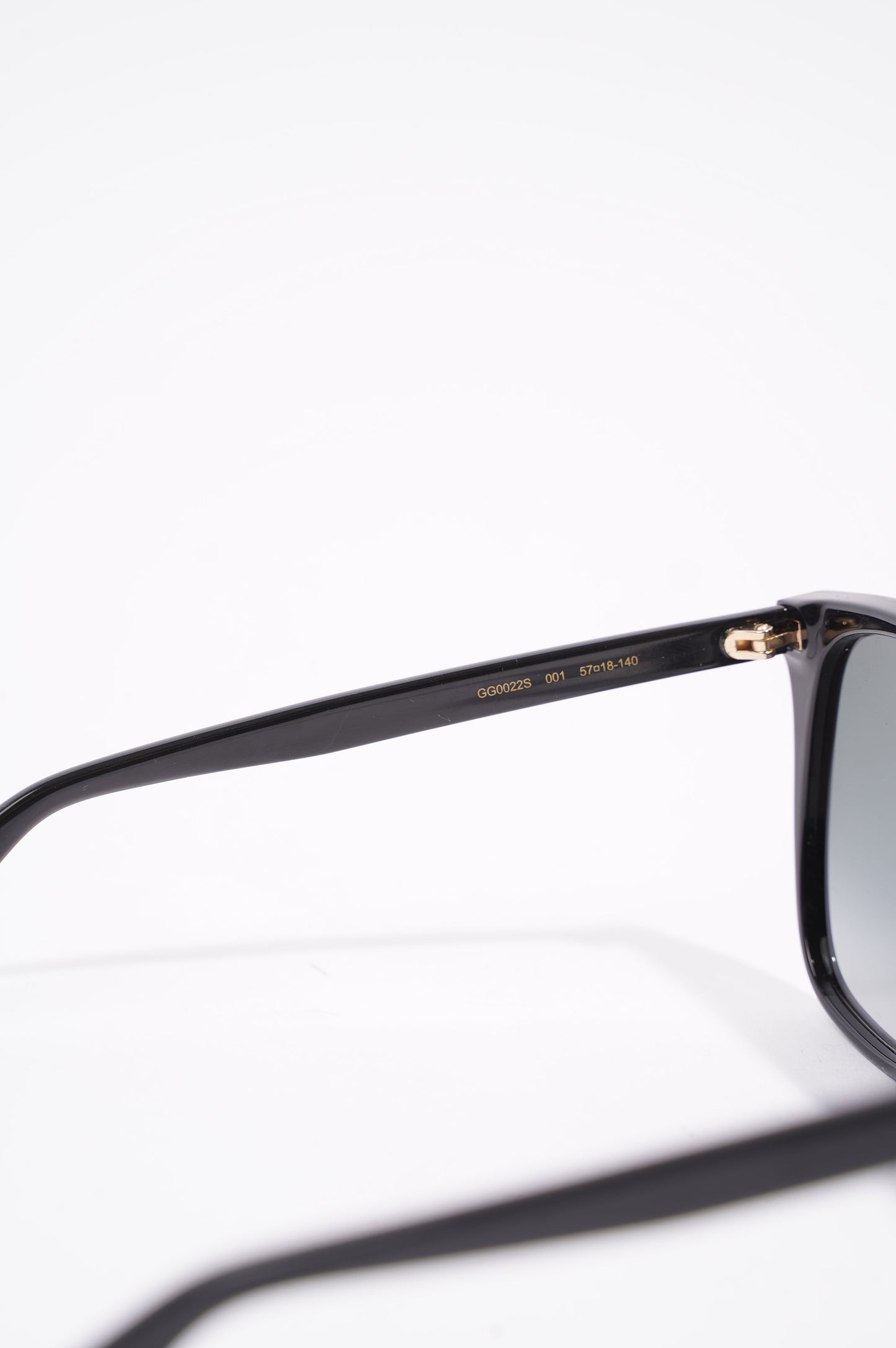 Gucci Womens GG0022S Sunglasses Black 140