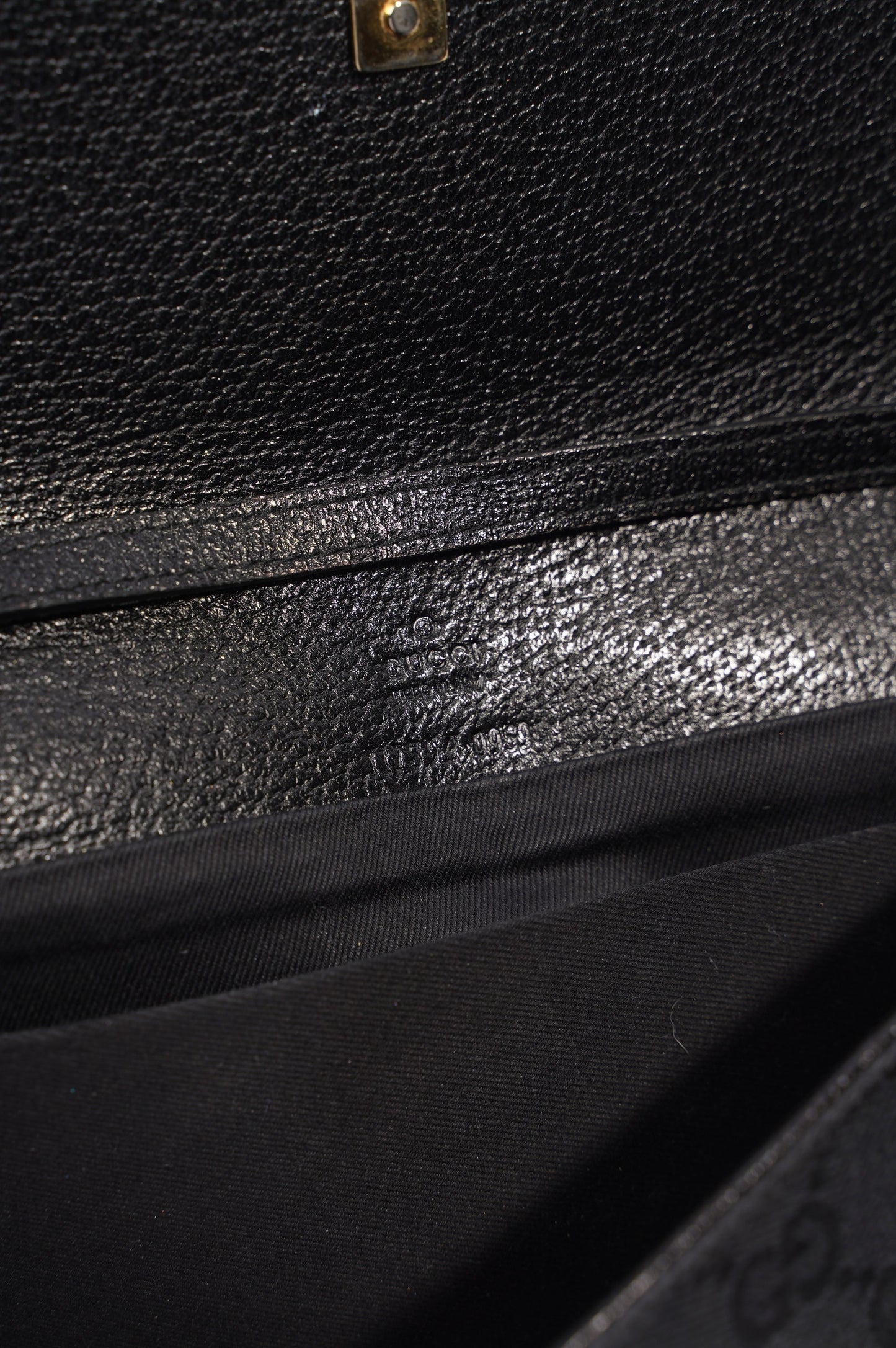 Gucci Womens Vintage Clutch Black