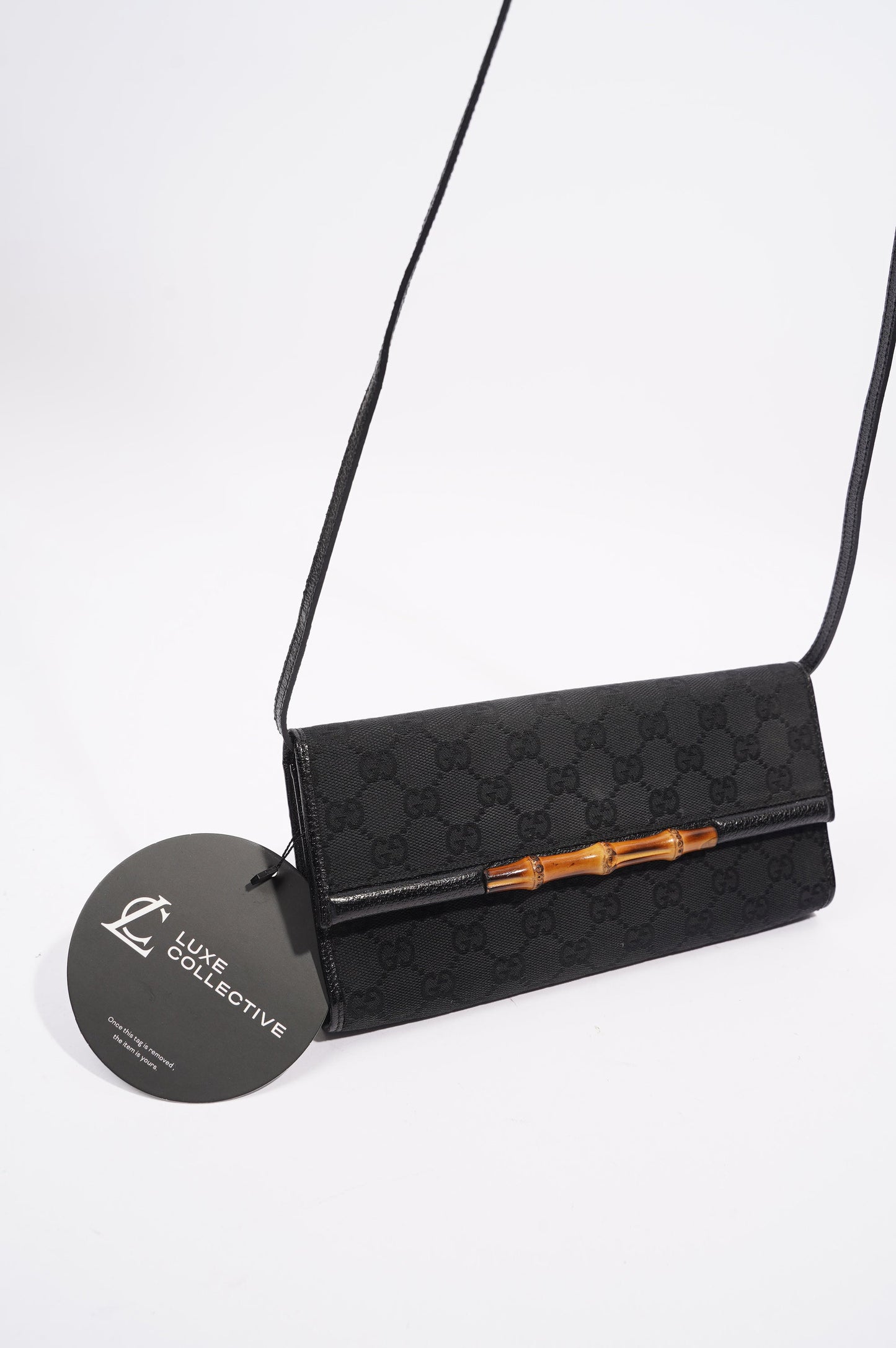Gucci Womens Vintage Clutch Black
