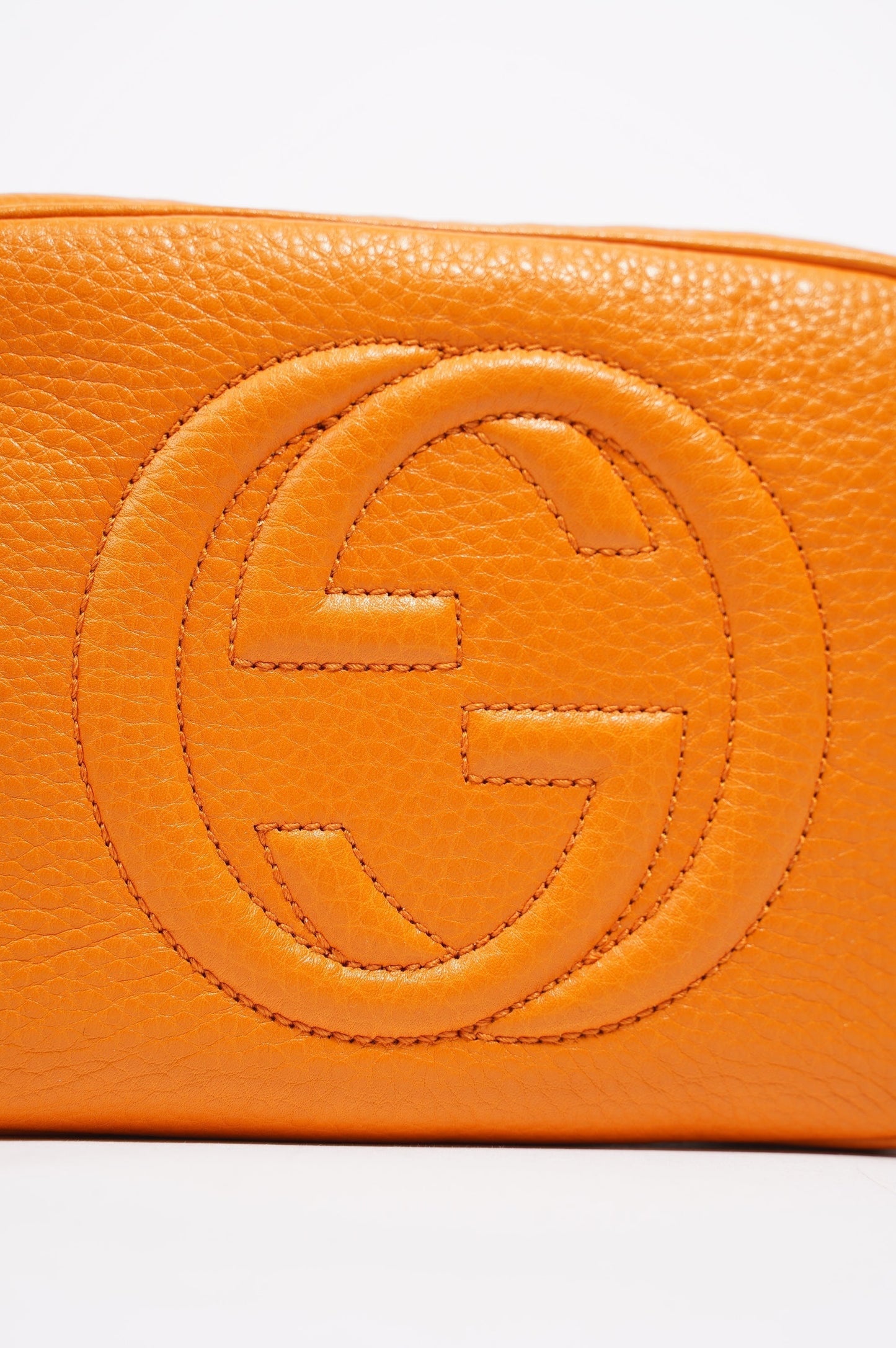 Gucci Womens Soho Disco Bag Orange Small