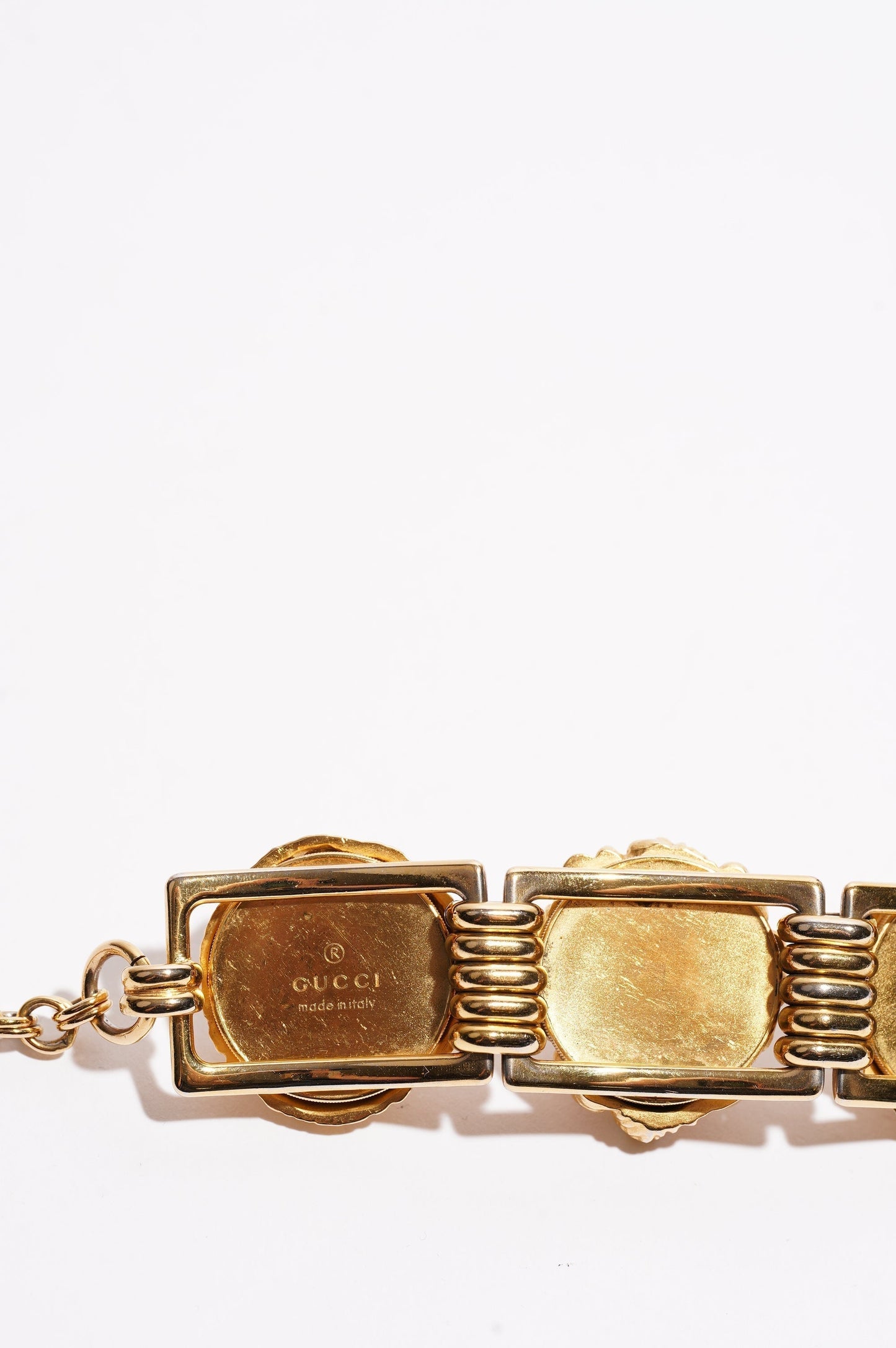 Gucci Lion Head Bracelet Gold
