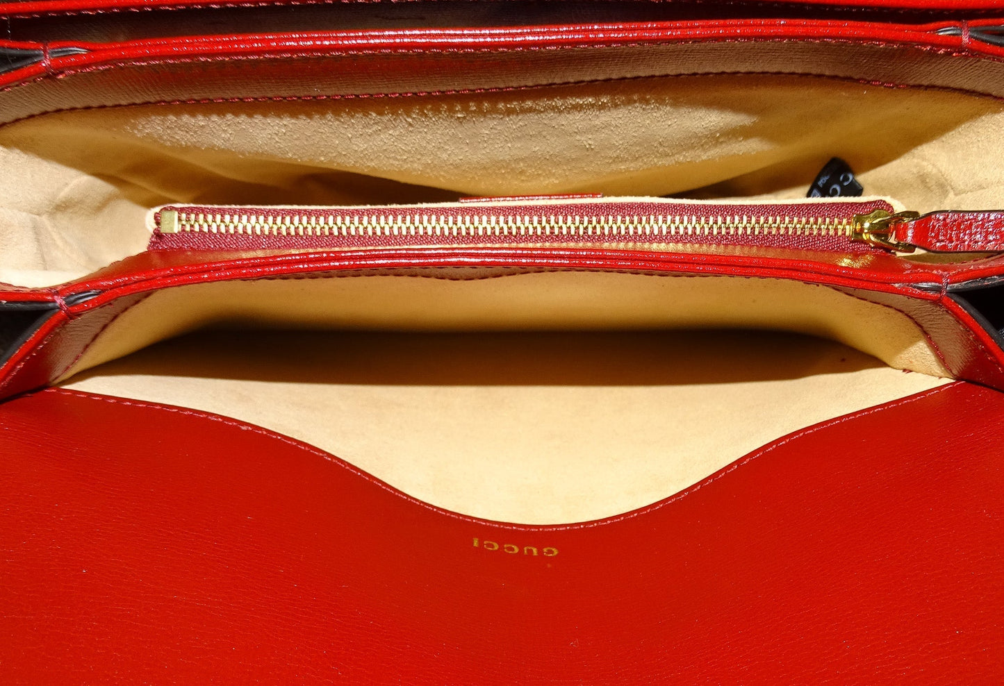 Gucci Horsebit 1955 Shoulder Bag Red Leather