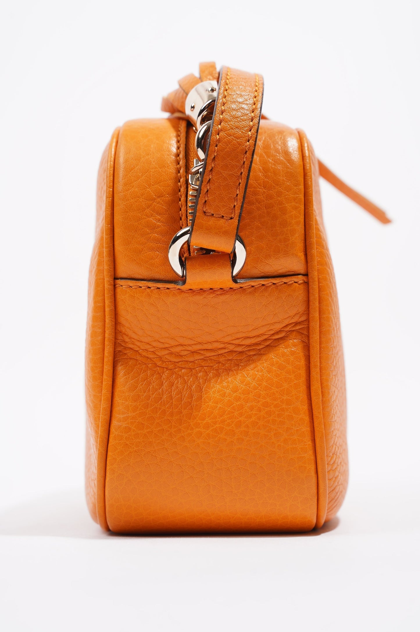 Gucci Womens Soho Disco Bag Orange Small