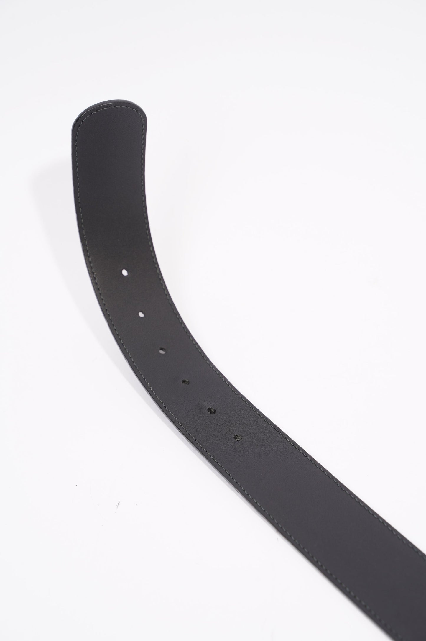 Gucci Mens Interlocking Belt Black / Silver 100cm -40"