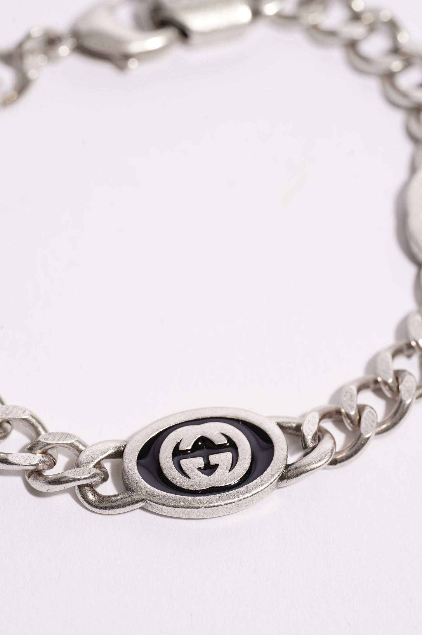 Gucci Interlocking GG Bracelet Silver