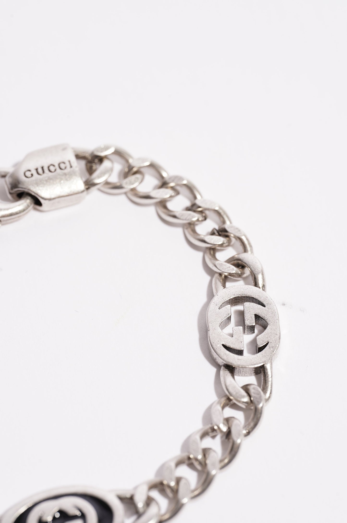Gucci Interlocking GG Bracelet Silver