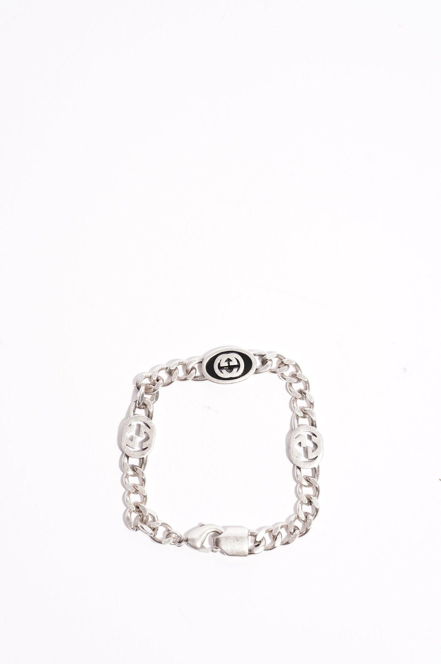 Gucci Interlocking GG Bracelet Silver
