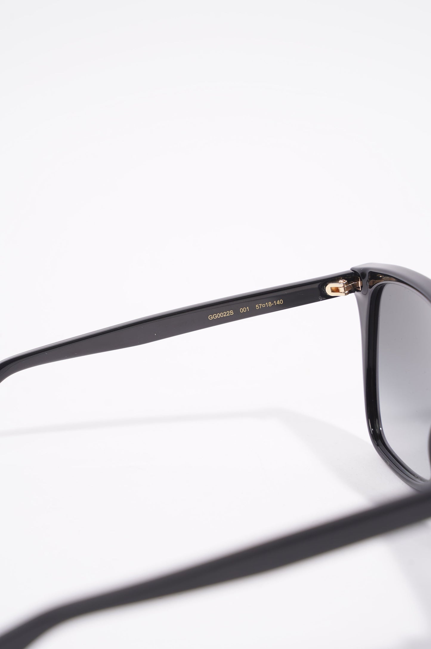 Gucci Womens GG0022S Sunglasses Black 140
