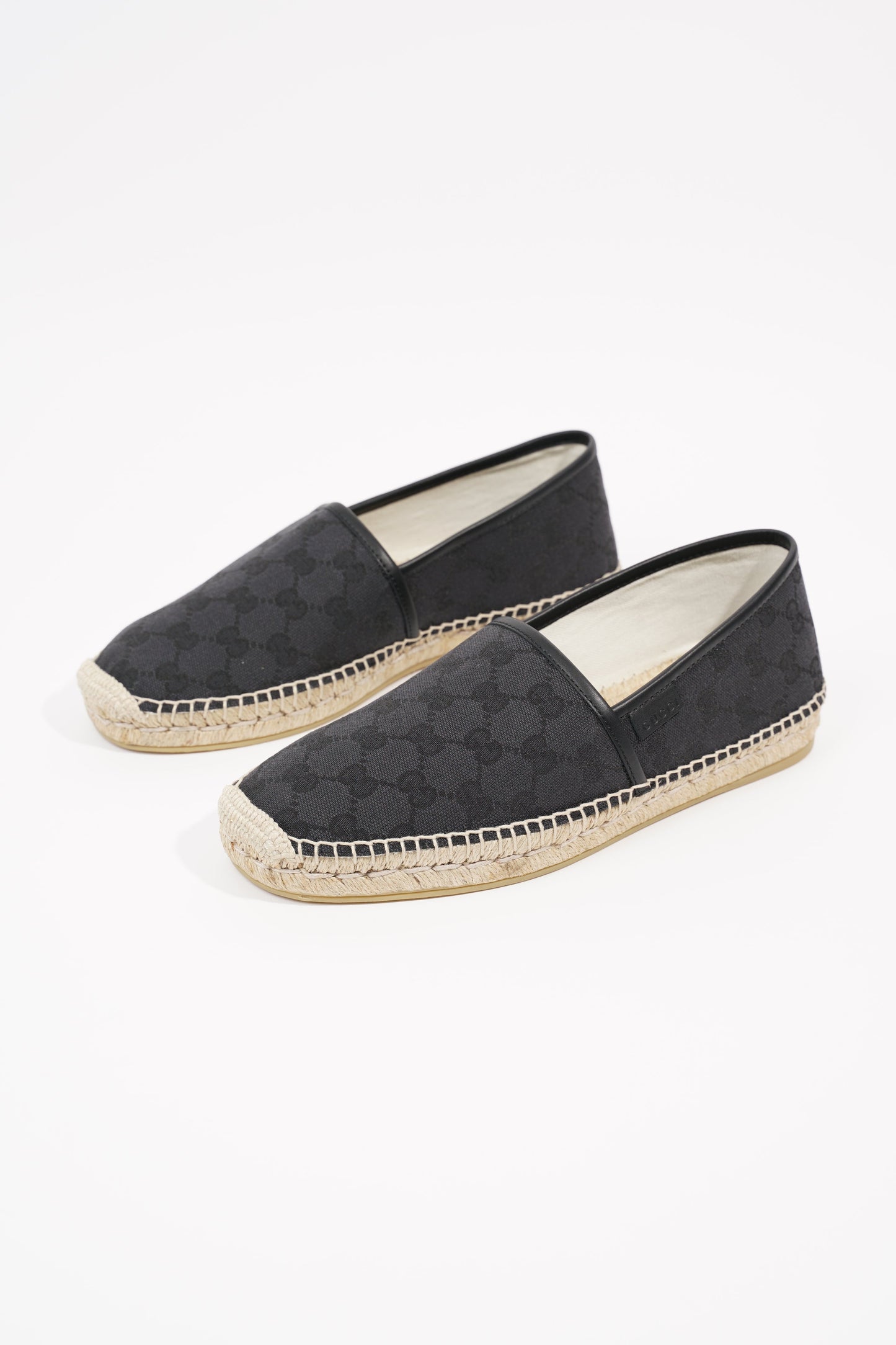 Gucci Womens Espadrilles Black EU 39.5 / UK 6.5