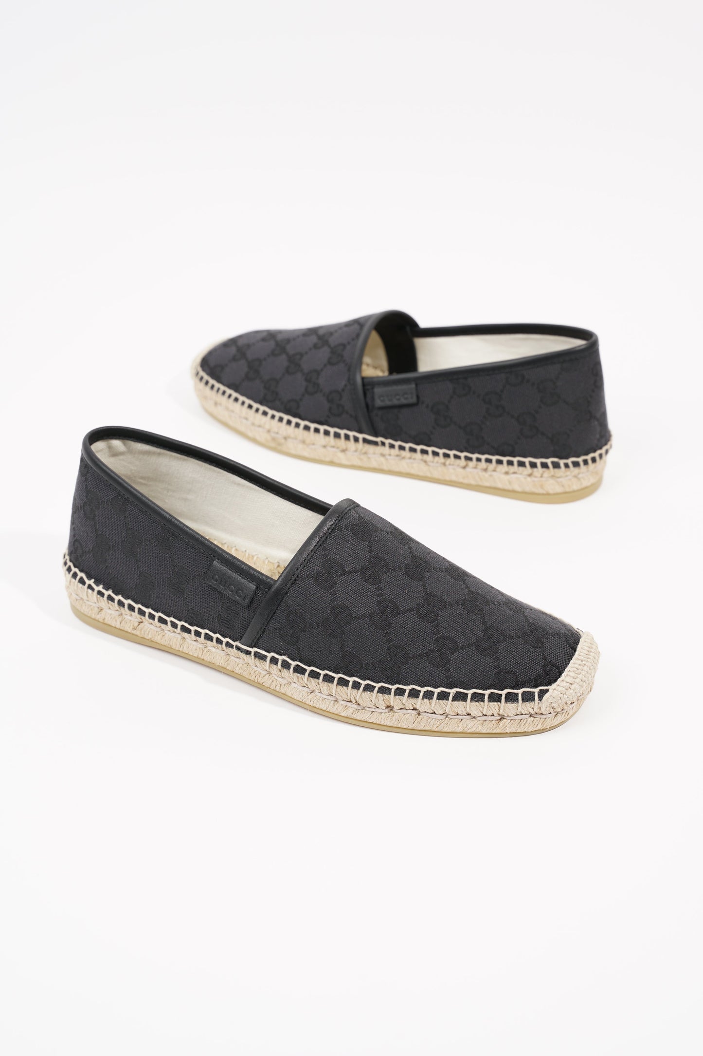 Gucci Womens Espadrilles Black EU 39.5 / UK 6.5