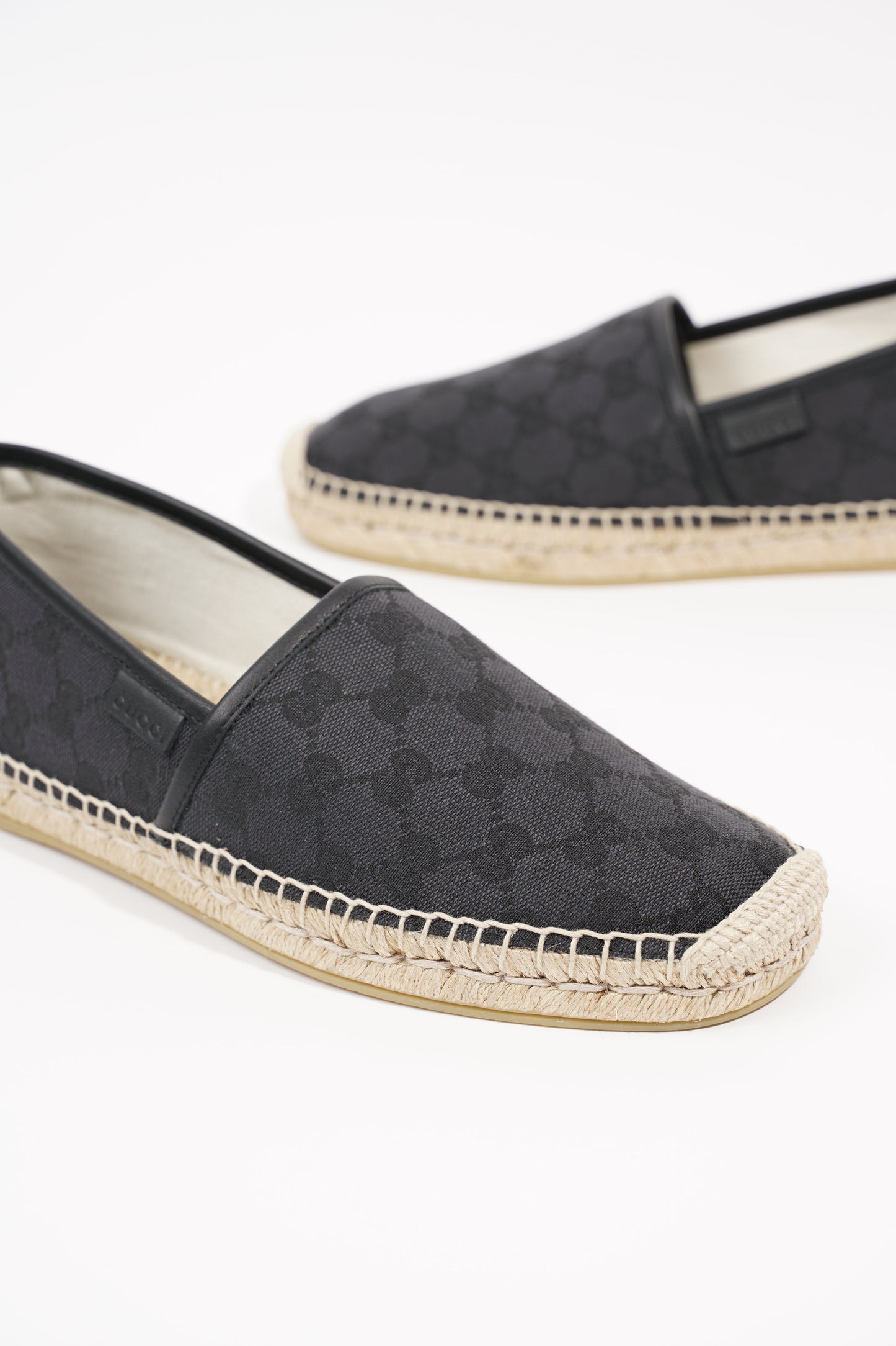 Gucci Womens Espadrilles Black EU 39.5 / UK 6.5