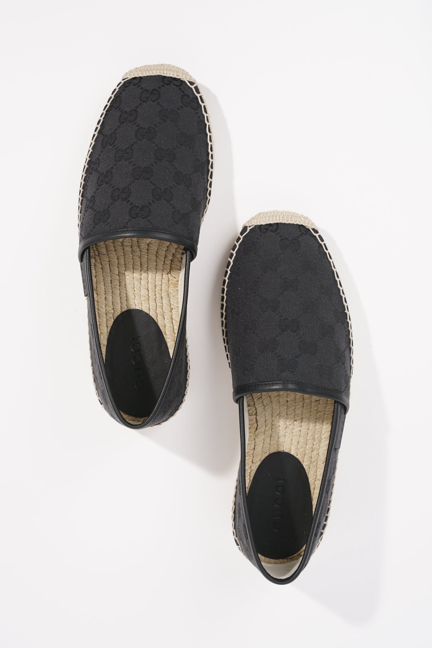 Gucci Womens Espadrilles Black EU 39.5 / UK 6.5