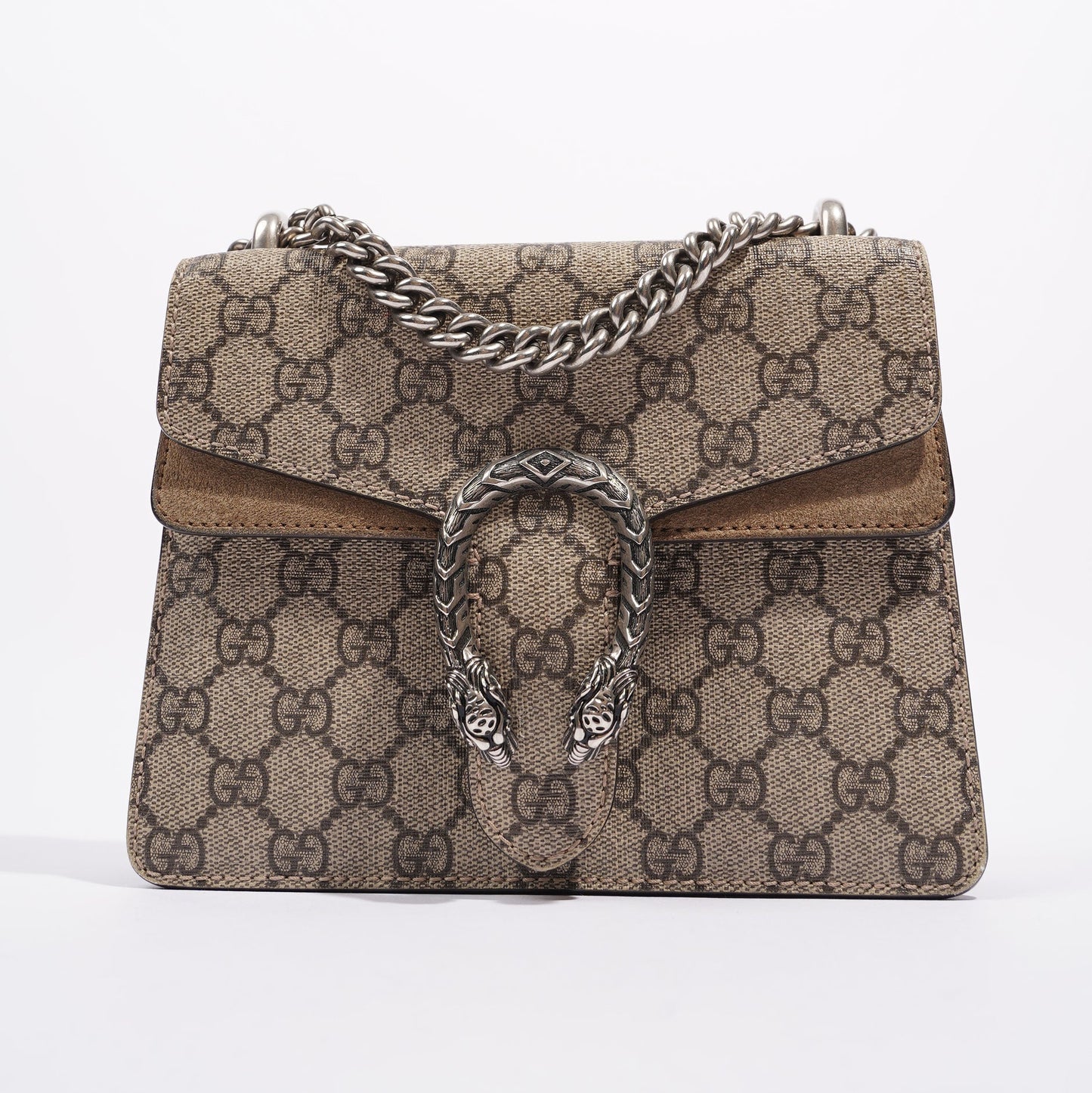 Gucci Dionysus GG Supreme Bag Brown Canvas Mini