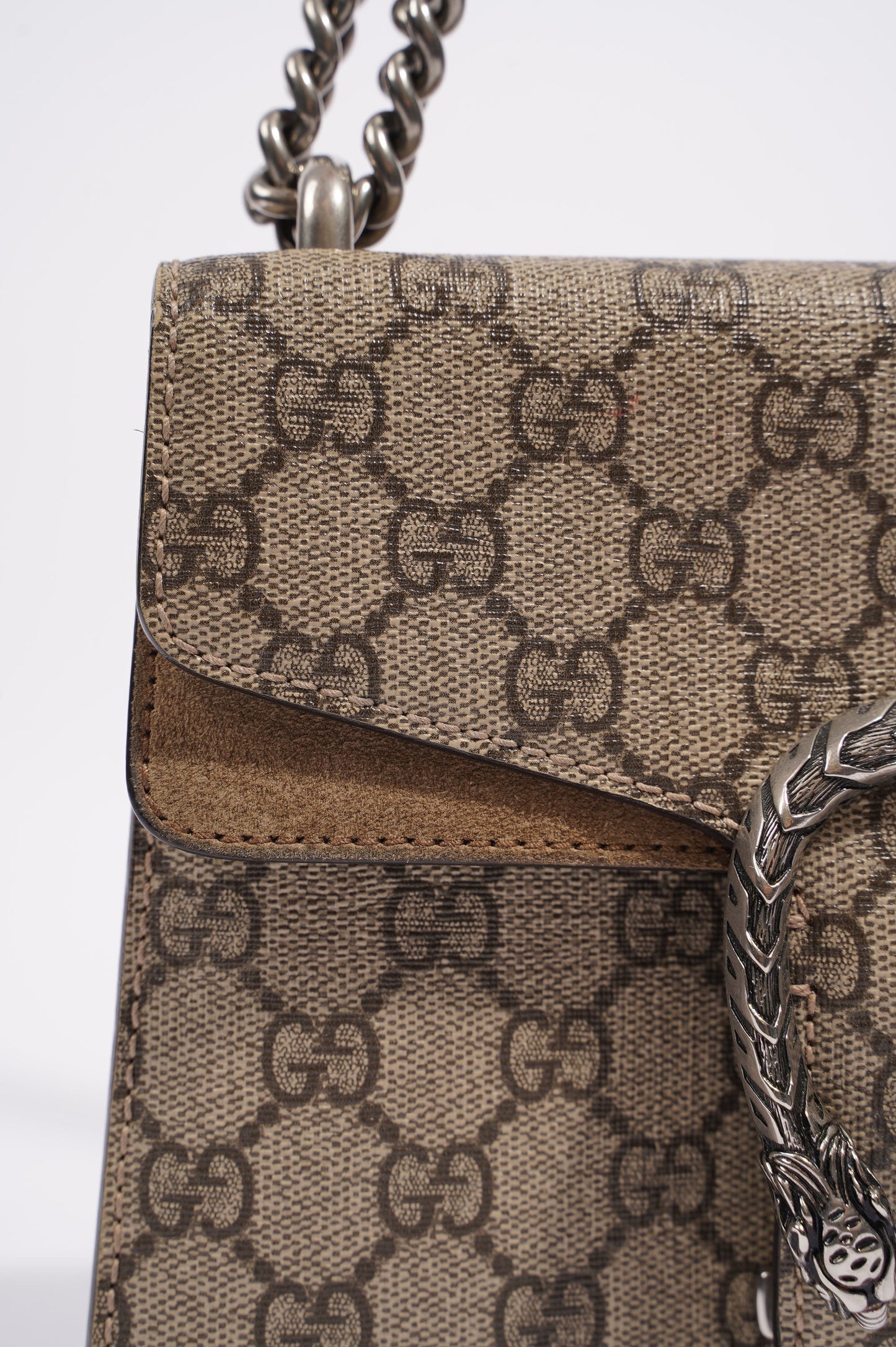 Gucci Dionysus GG Supreme Bag Brown Canvas Mini
