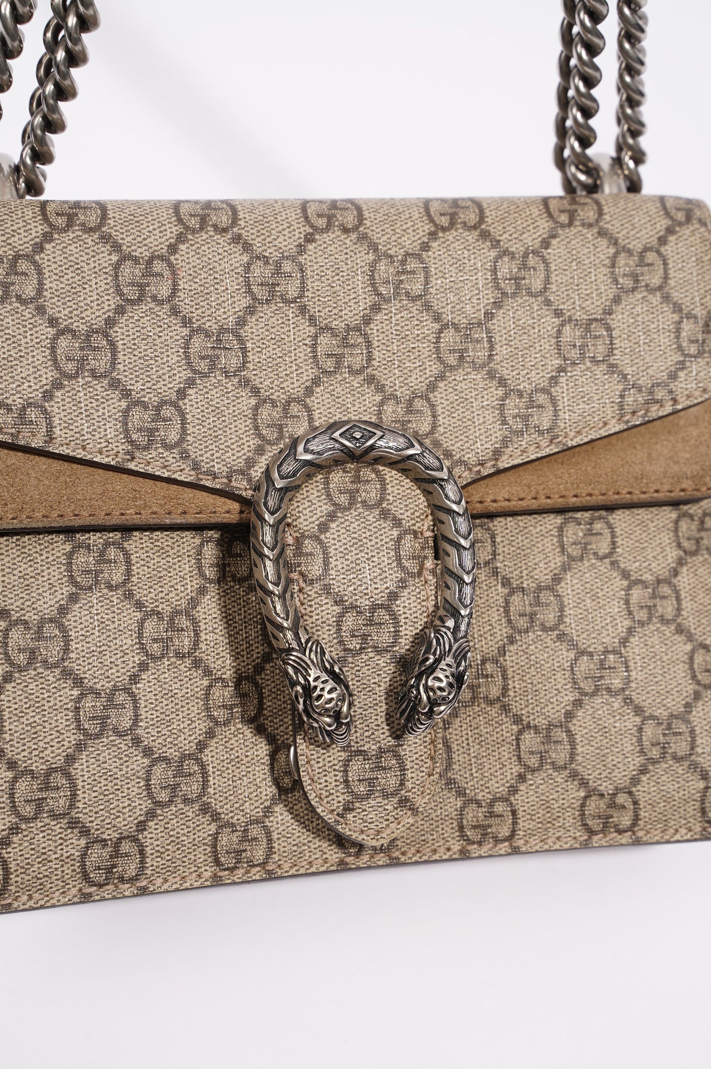 Gucci Dionysus GG Supreme Bag Brown Canvas Mini