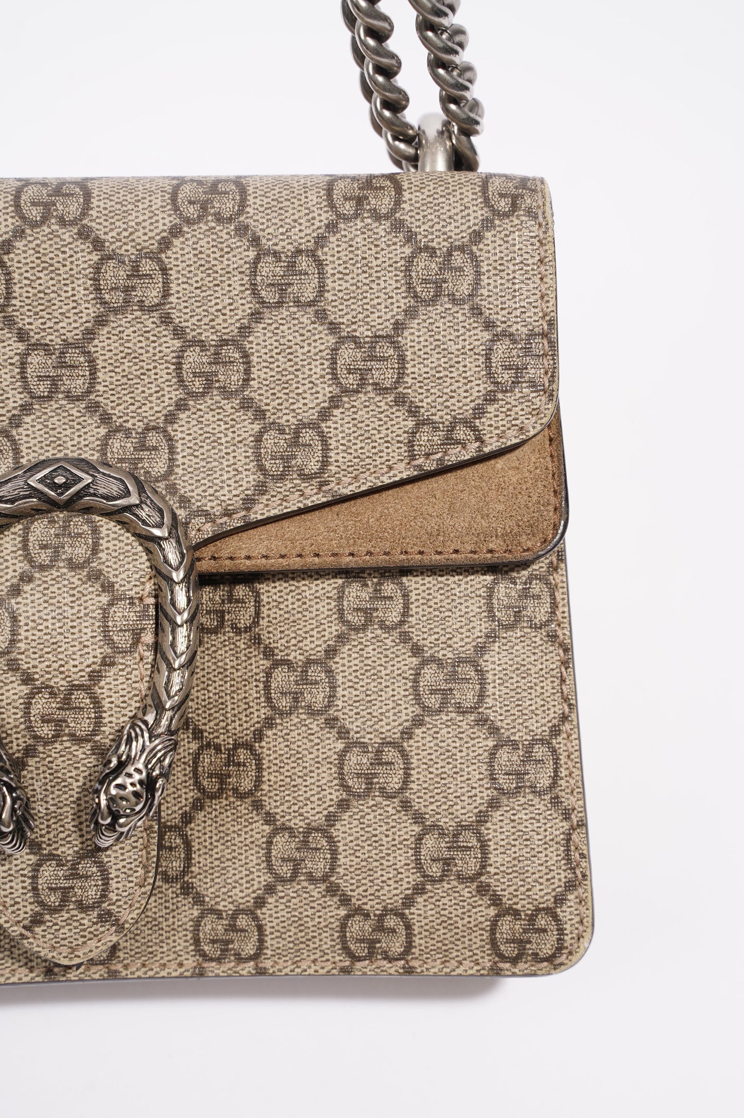 Gucci Dionysus GG Supreme Bag Brown Canvas Mini