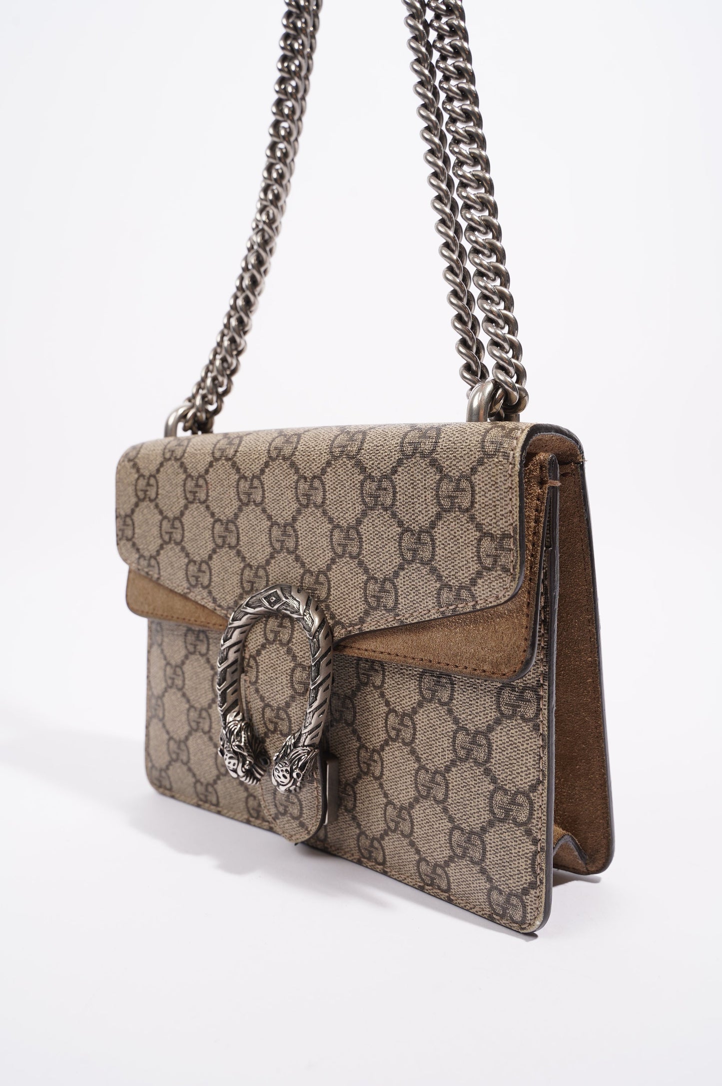 Gucci Dionysus GG Supreme Bag Brown Canvas Mini