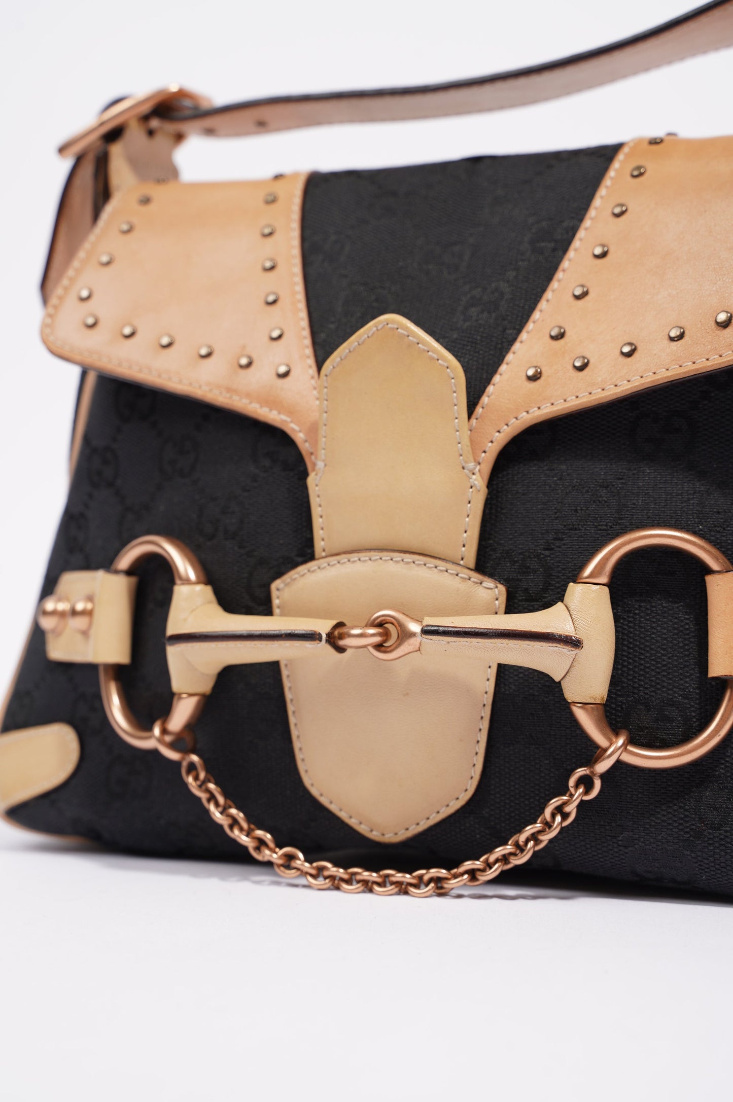 Gucci Womens Vintage Sac A Main Black / Brown