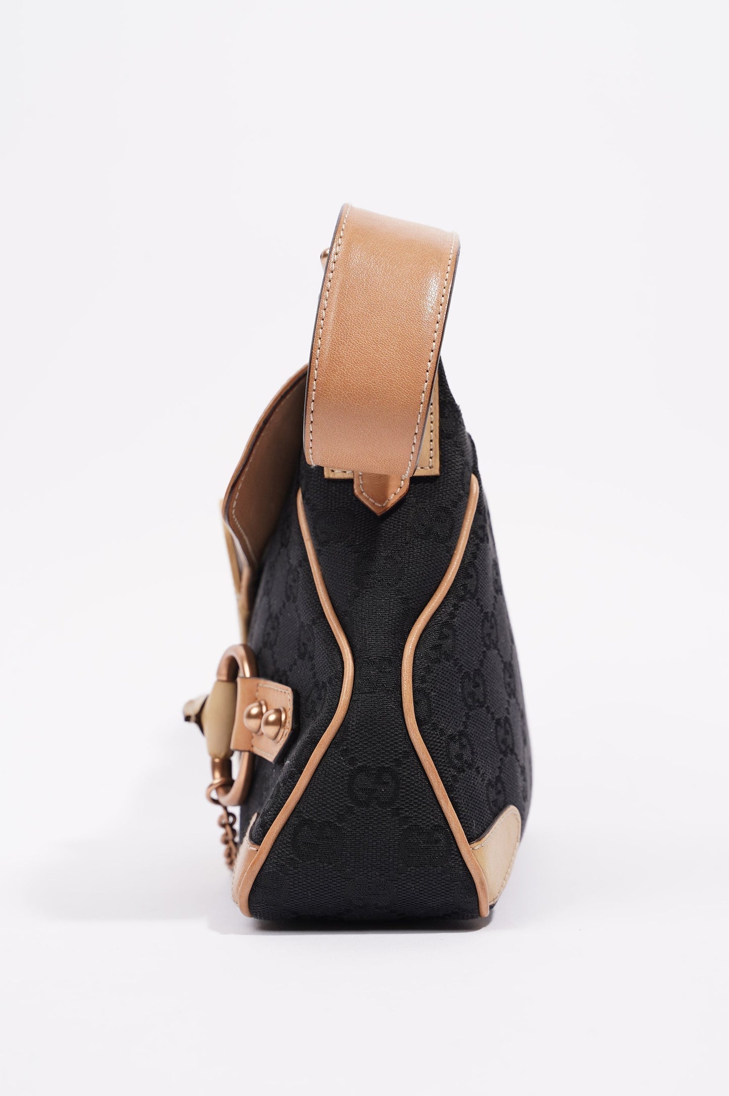 Gucci Womens Vintage Sac A Main Black / Brown
