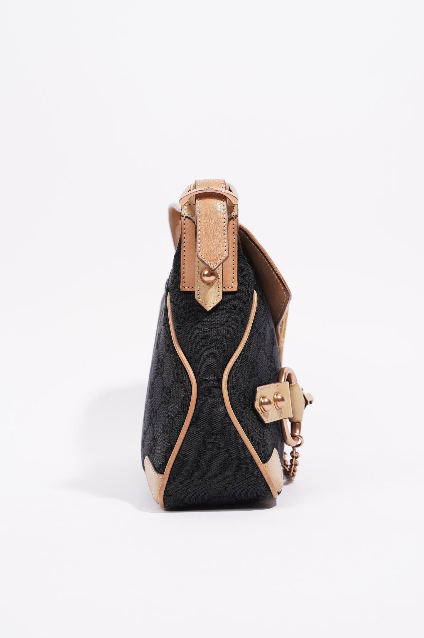 Gucci Womens Vintage Sac A Main Black / Brown
