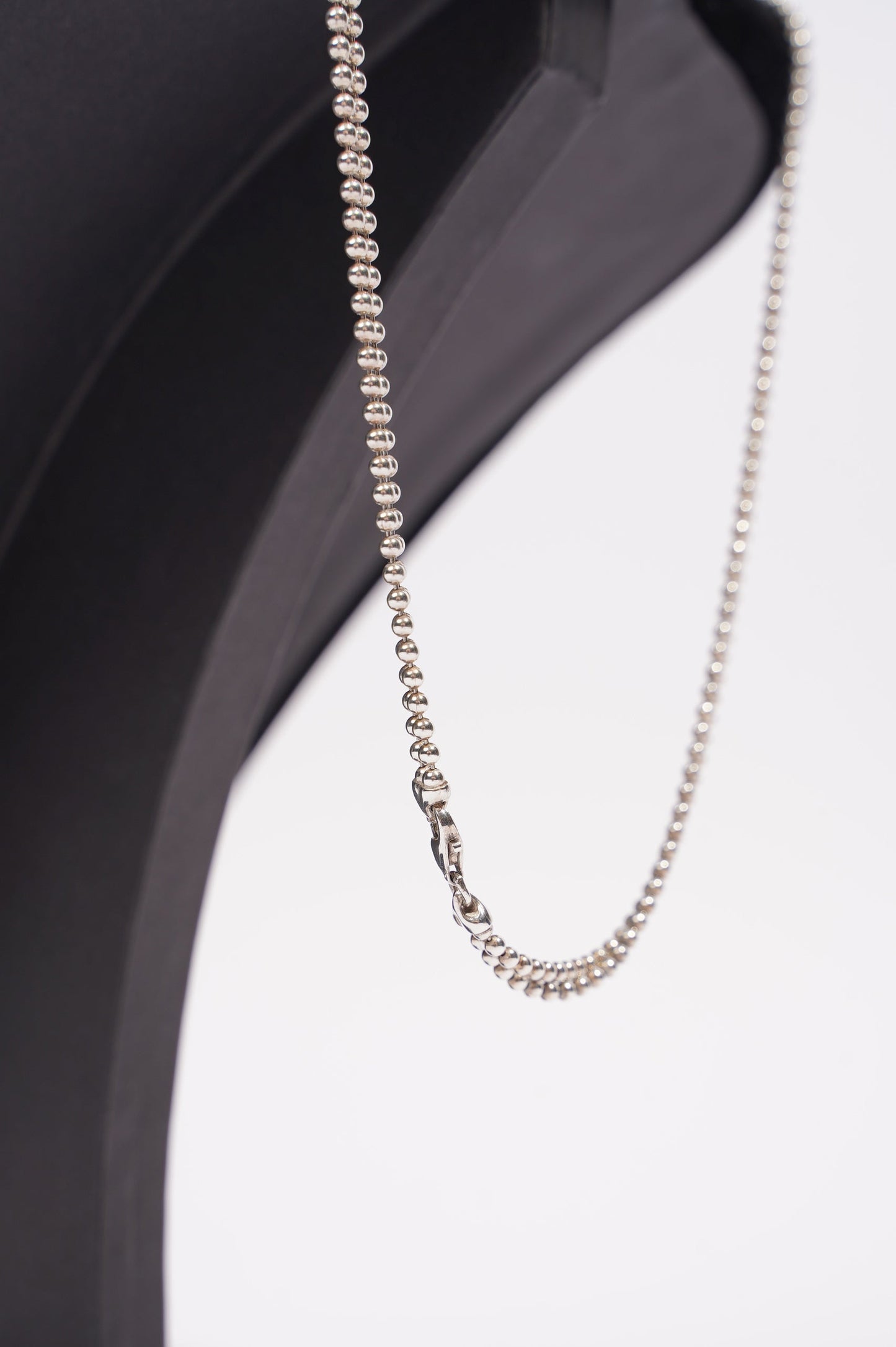 Gucci Mens Double Chain With Pendant Bar Silver