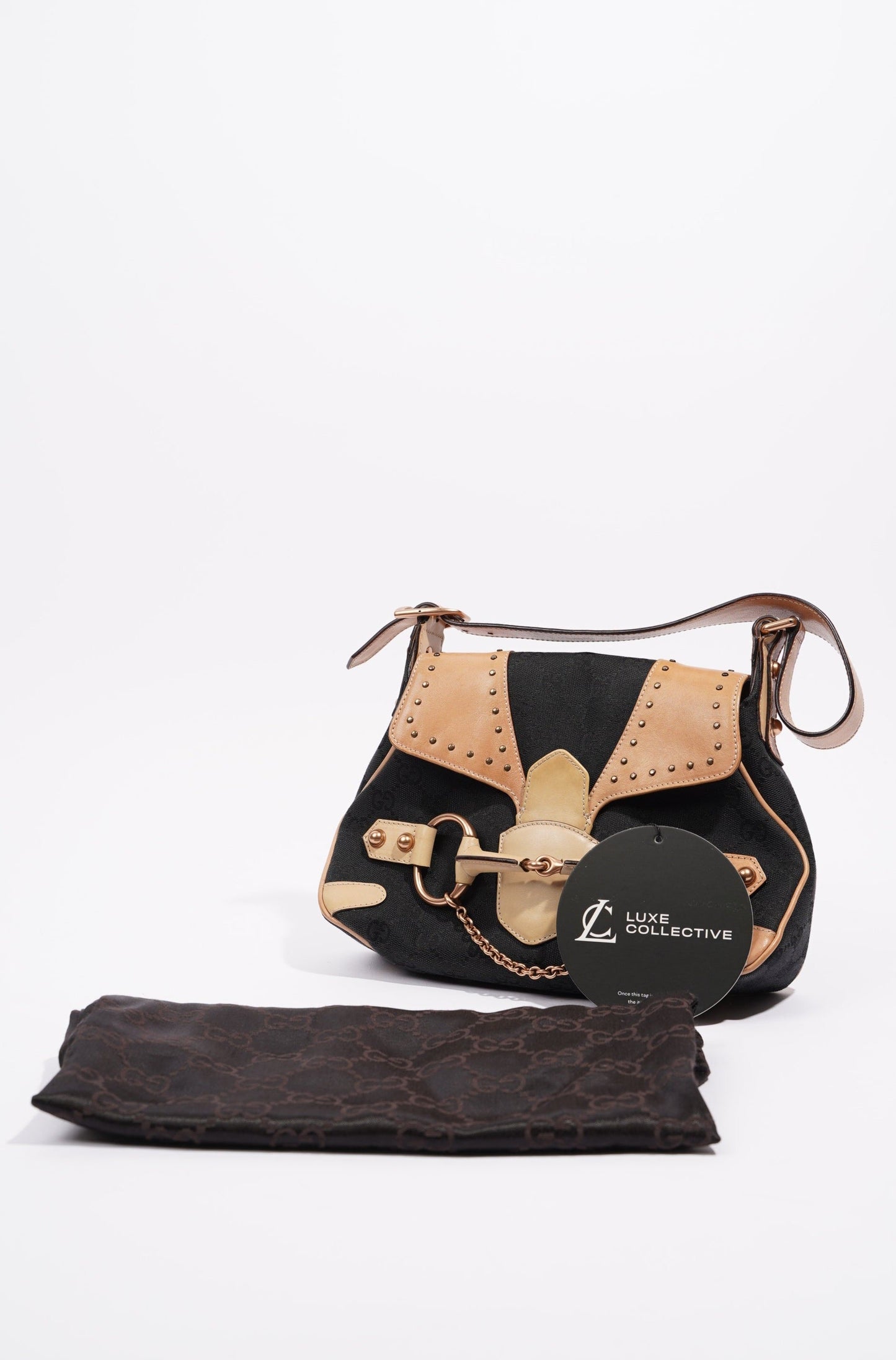 Gucci Womens Vintage Sac A Main Black / Brown