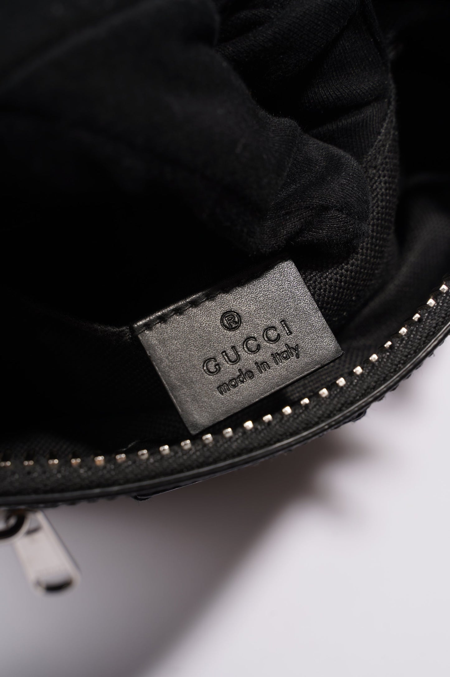 Gucci Mens GG Messenger Bag Black Small