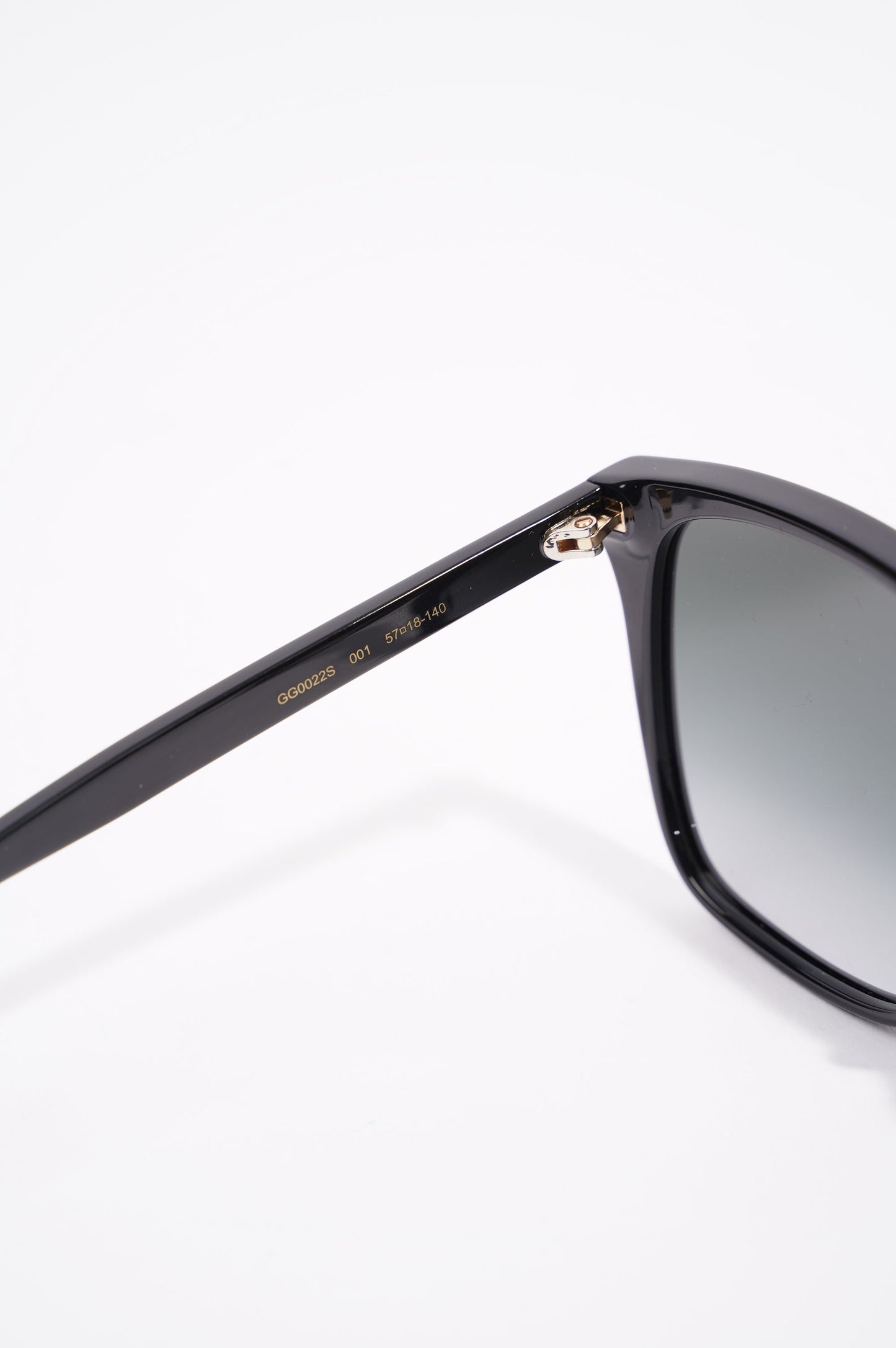 Gucci Womens GG0022S Sunglasses Black 140