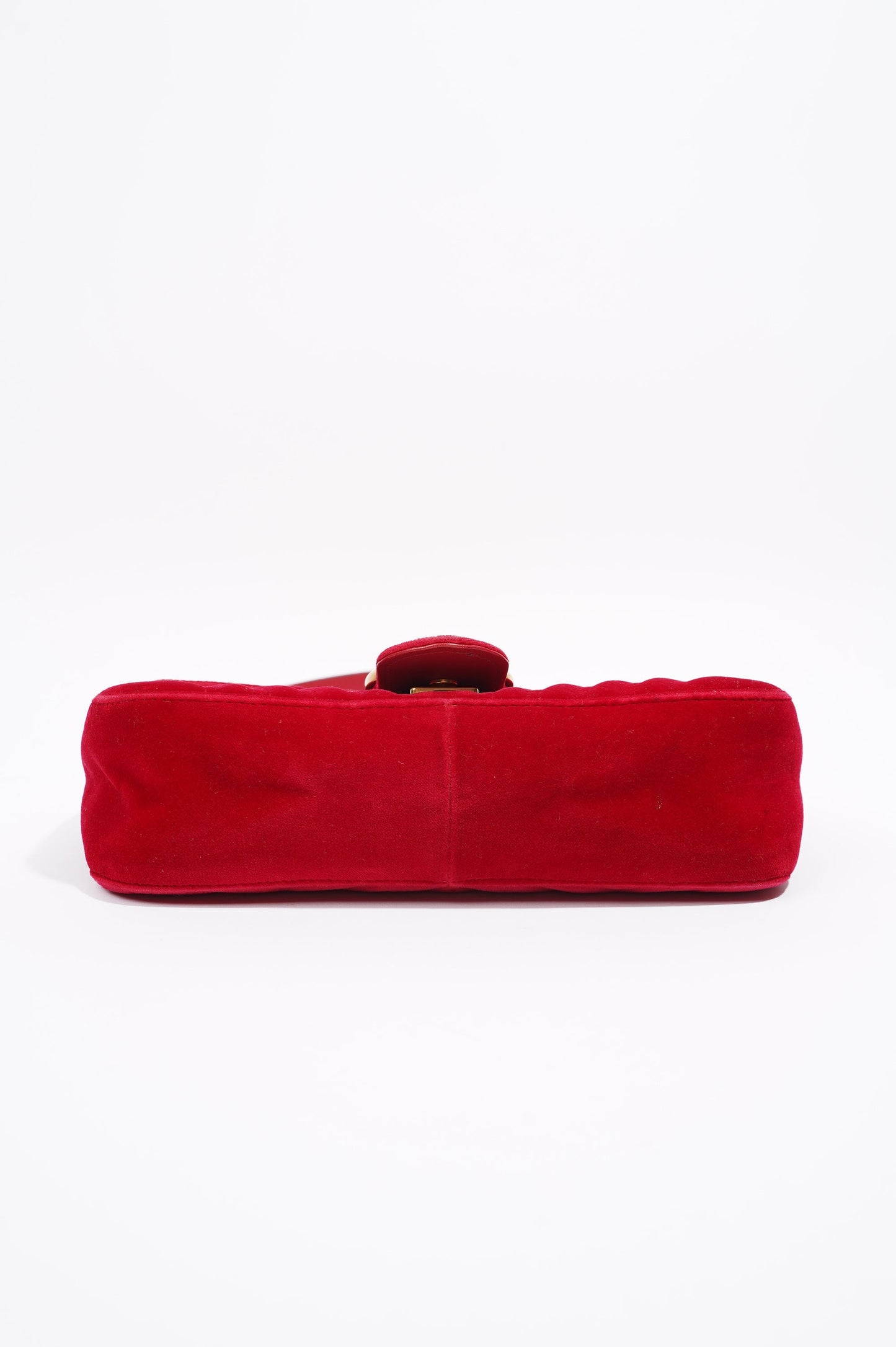 Gucci GG Marmont Black Red Velvet Small