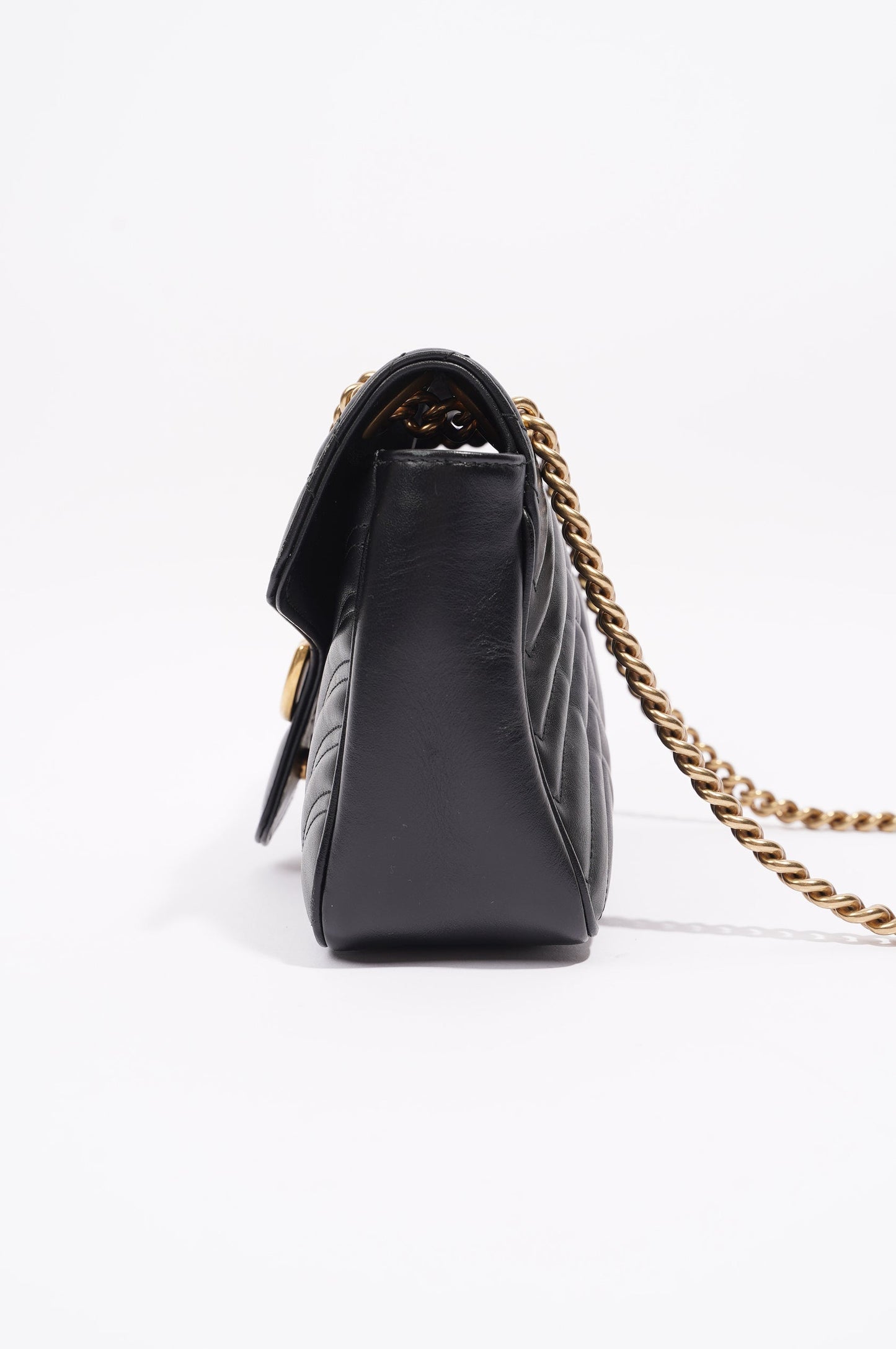 Gucci GG Marmont Bag Black Leather Small