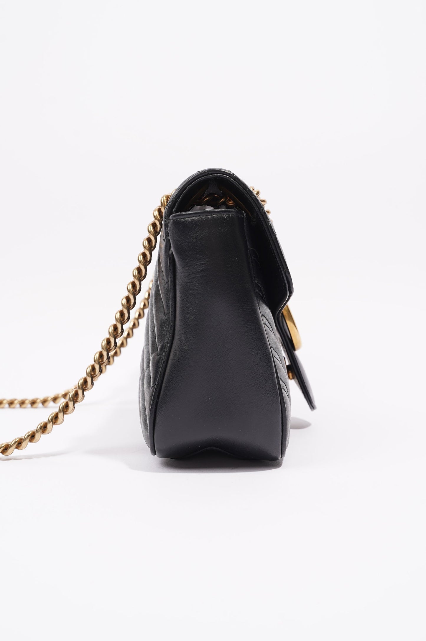 Gucci GG Marmont Bag Black Leather Small
