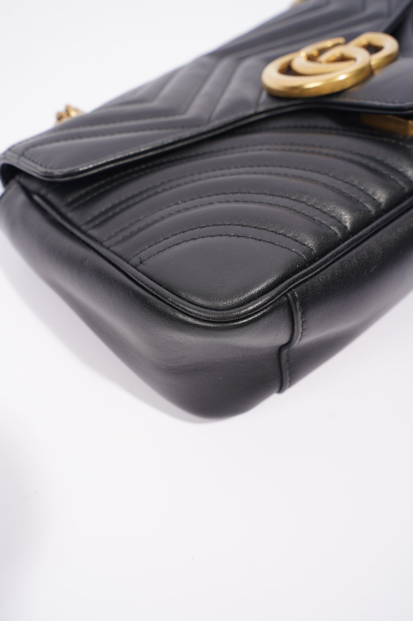 Gucci GG Marmont Bag Black Leather Small