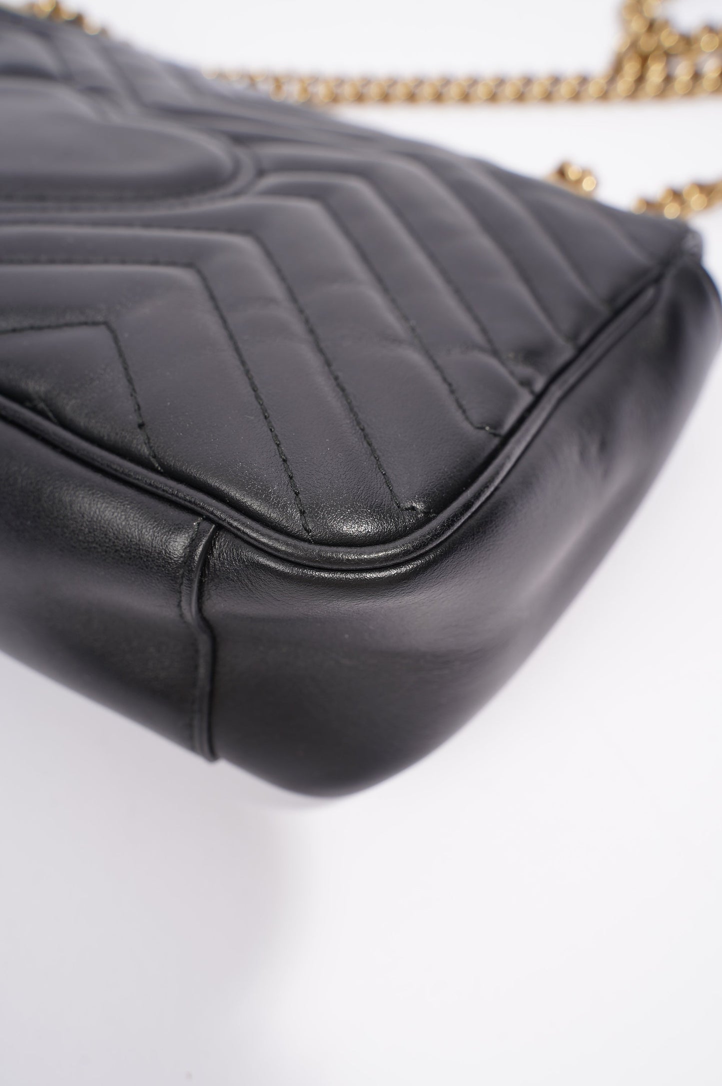 Gucci GG Marmont Bag Black Leather Small