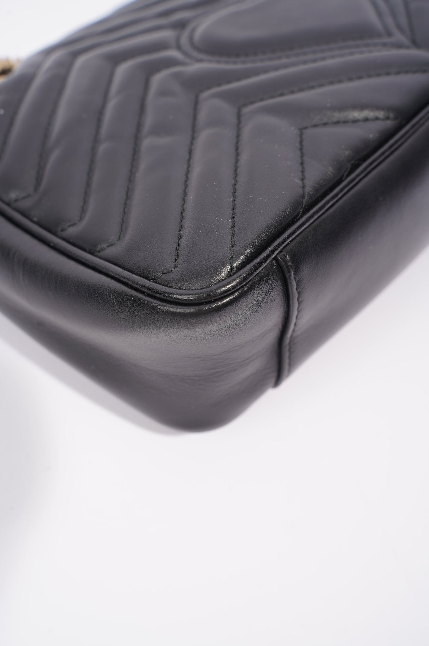 Gucci GG Marmont Bag Black Leather Small