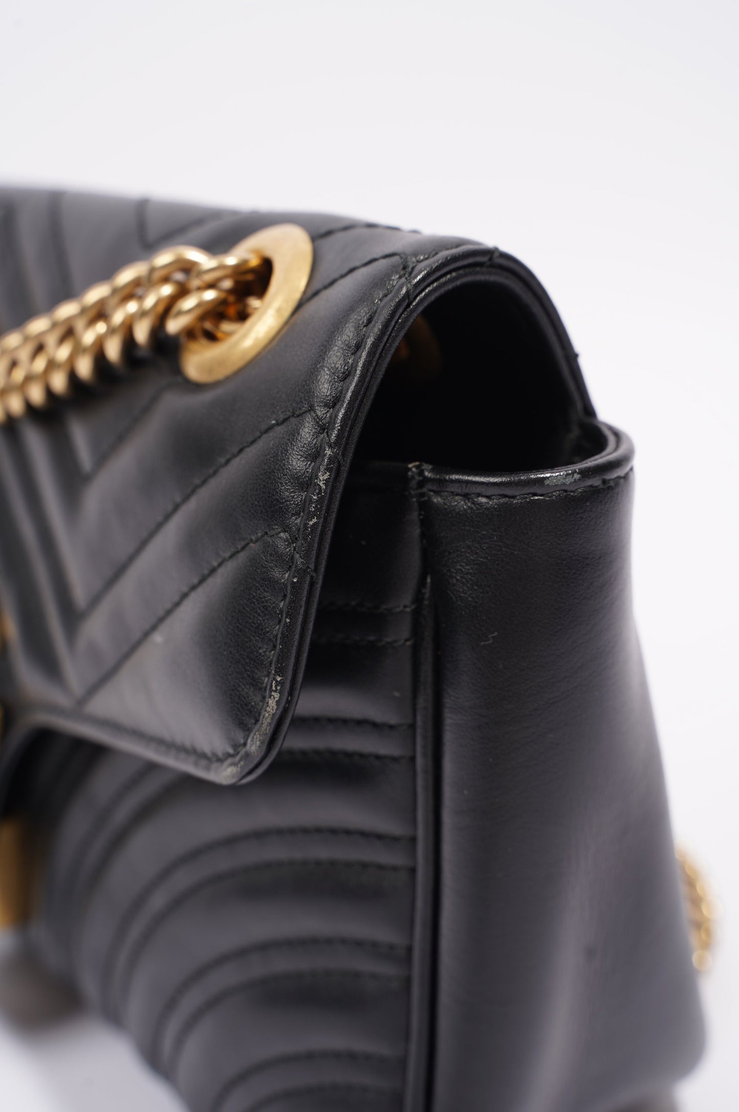 Gucci GG Marmont Bag Black Leather Small