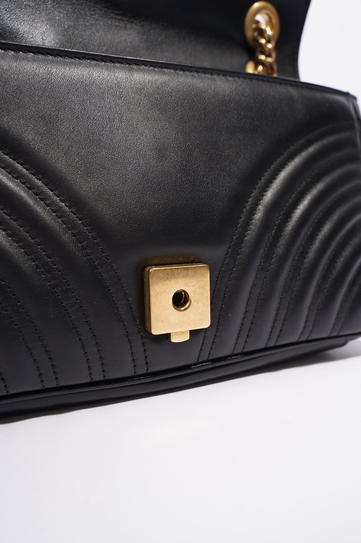 Gucci GG Marmont Bag Black Leather Small
