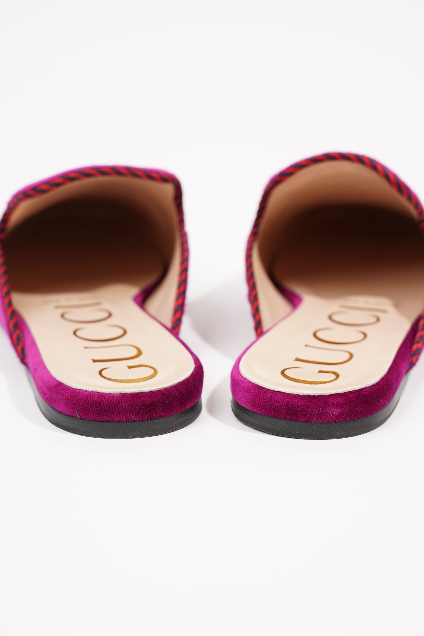 Gucci Womens Princetown Mule Purple Velvet EU 37 / UK 4
