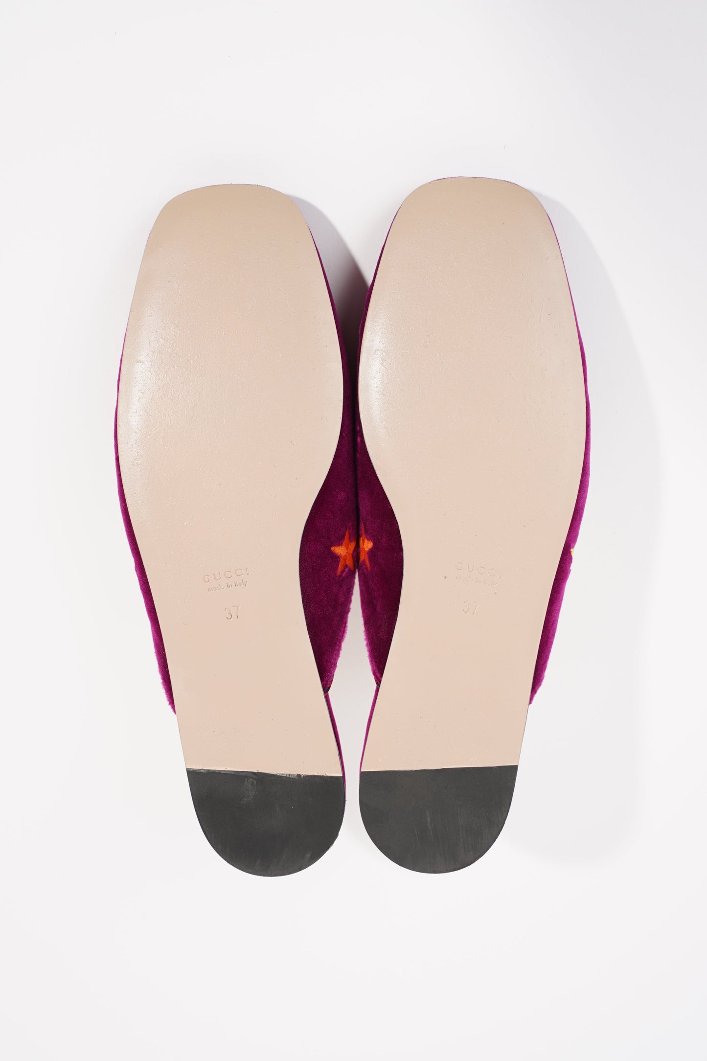 Gucci Womens Princetown Mule Purple Velvet EU 37 / UK 4
