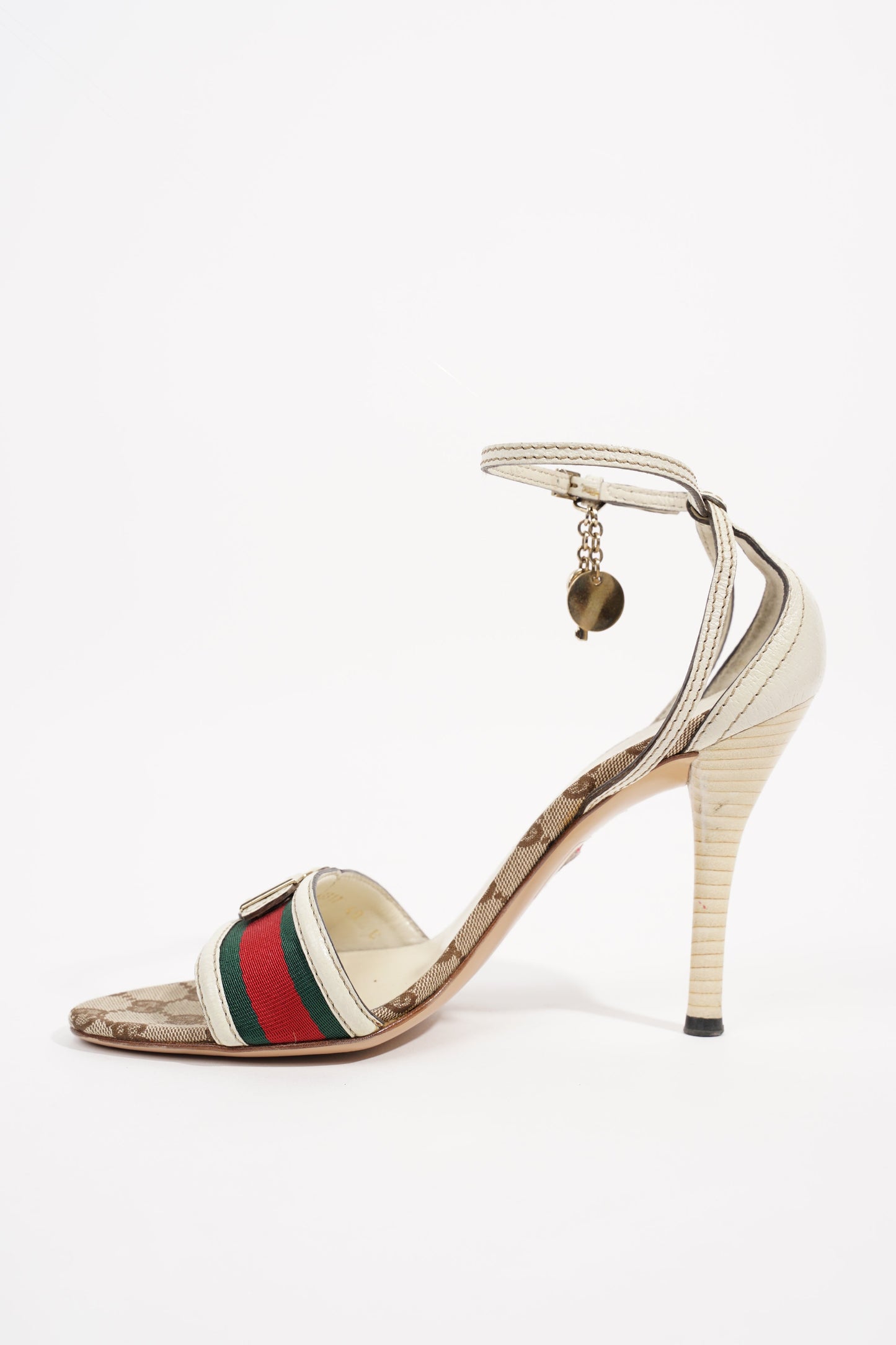 Gucci Womens Strap Sandal White Supreme EU 40 UK 7